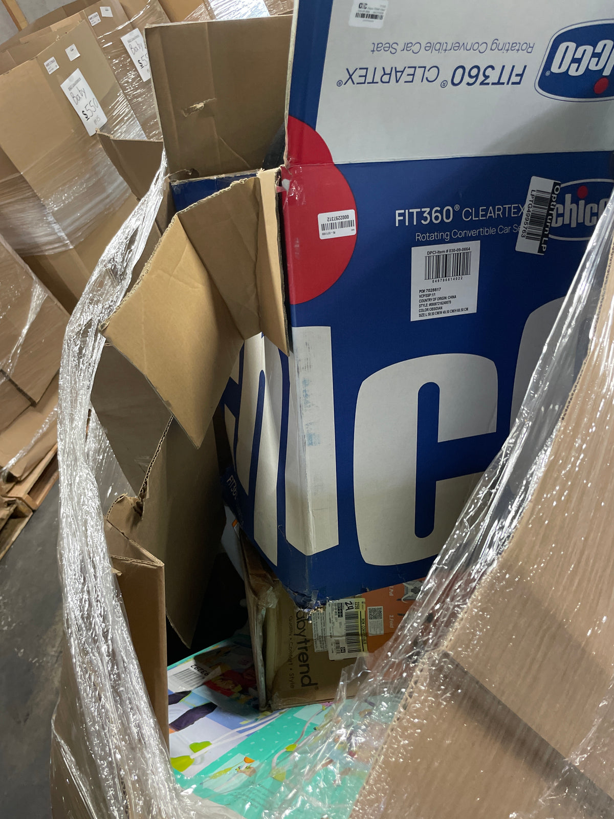 Large Baby Item Pallets