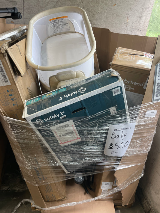 Large Baby Item Pallets