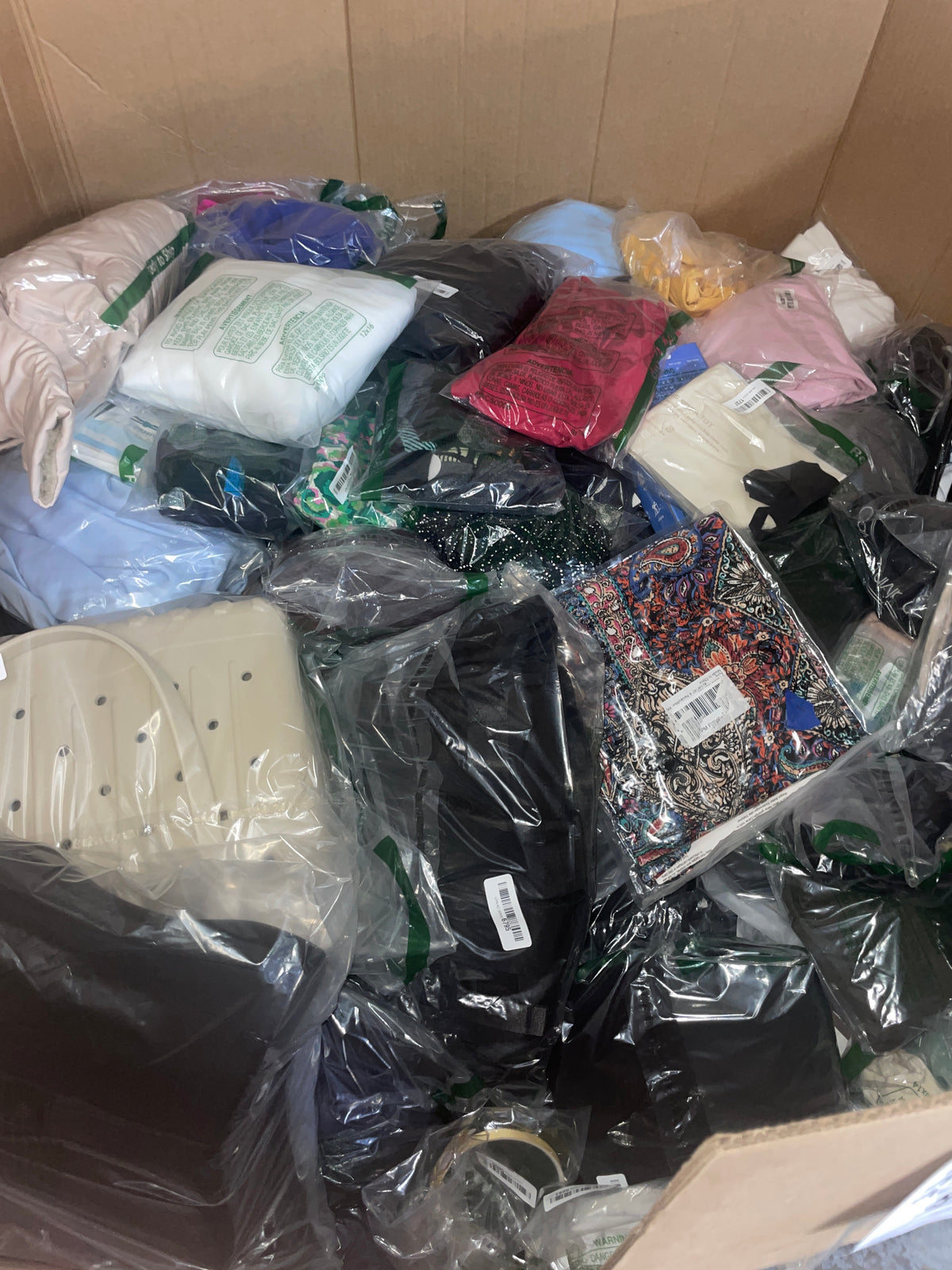 Raw Mixed Apparel and Accessories - 525 Pieces