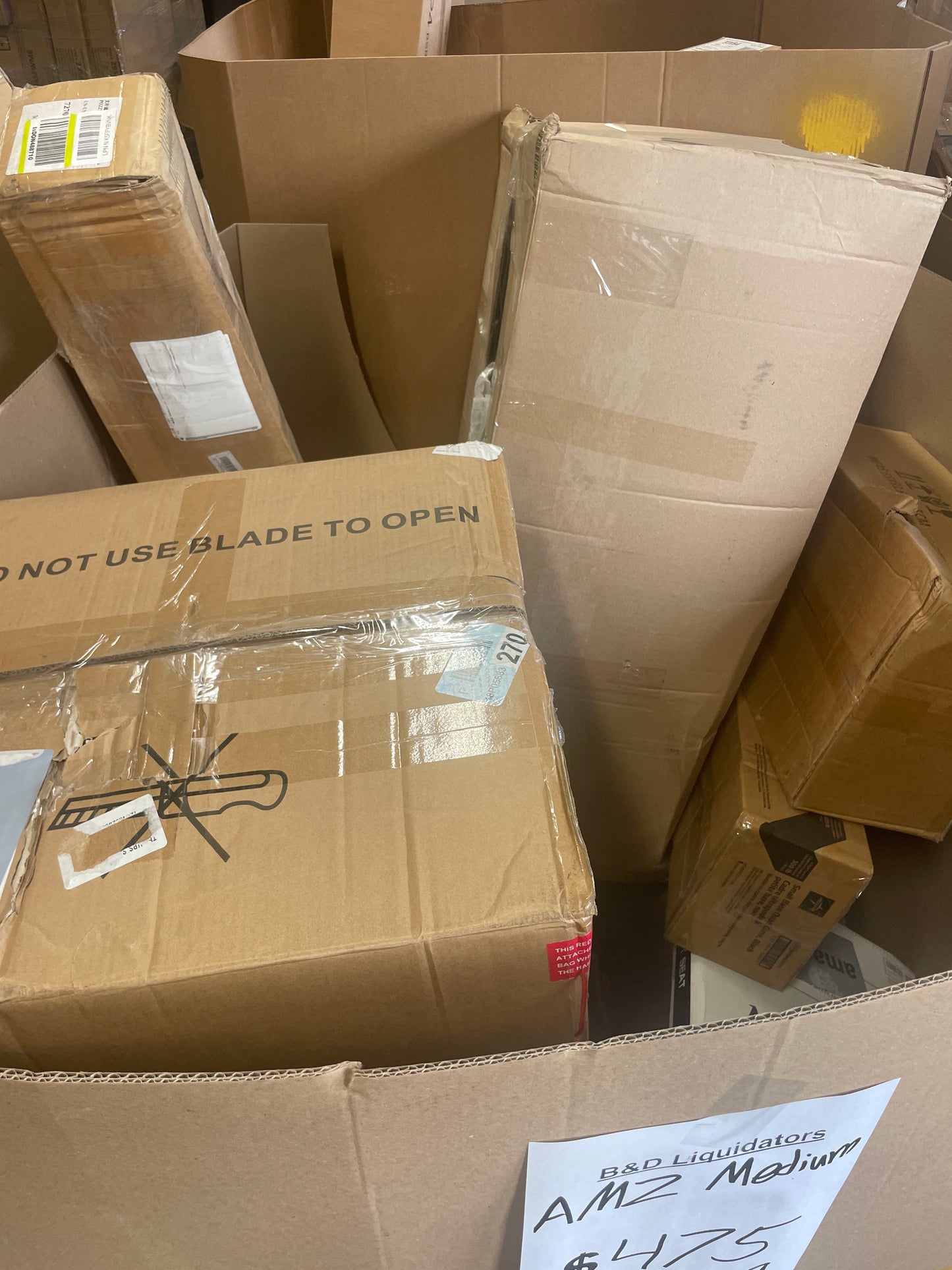 5ft Tall Medium Boxes