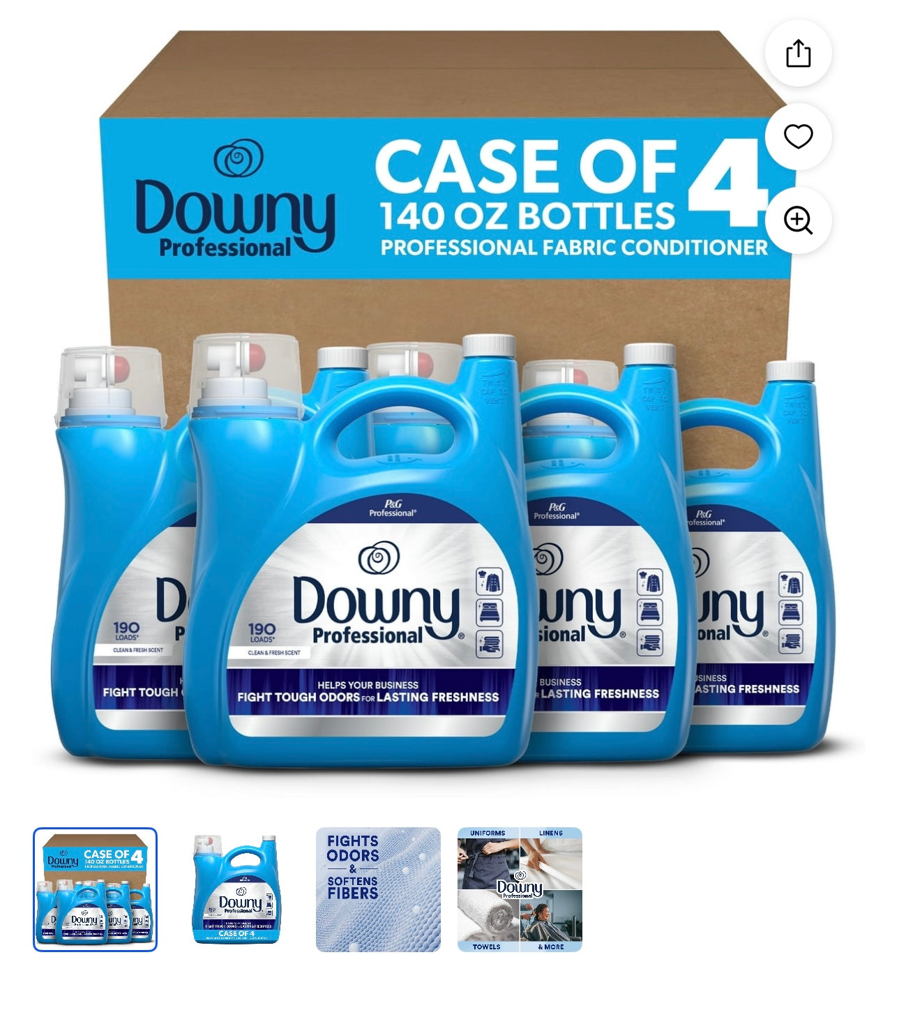Downy Commercial Fabric Softener Case Pack Pallet