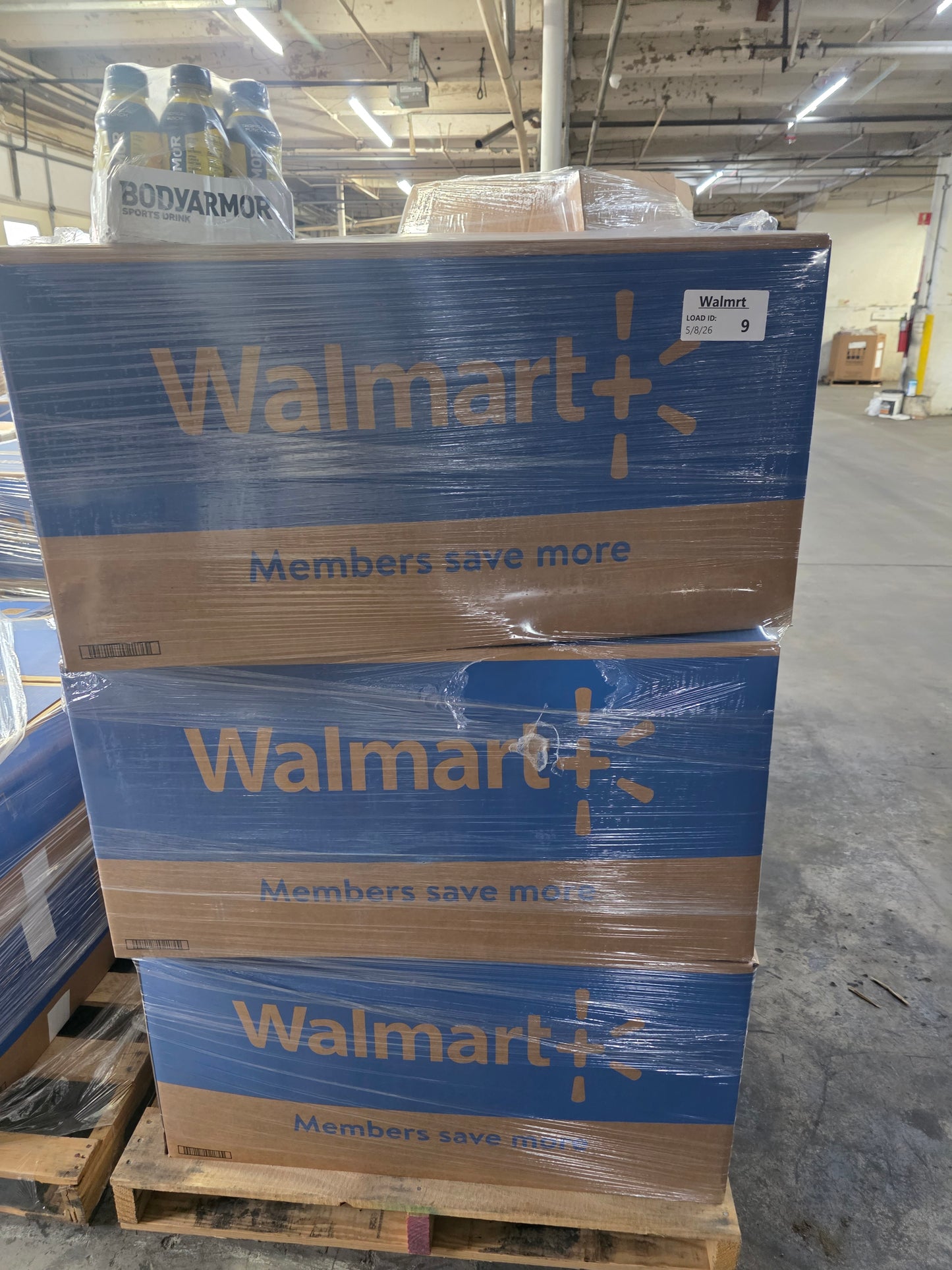 Walmart GM/Food Box Pallets