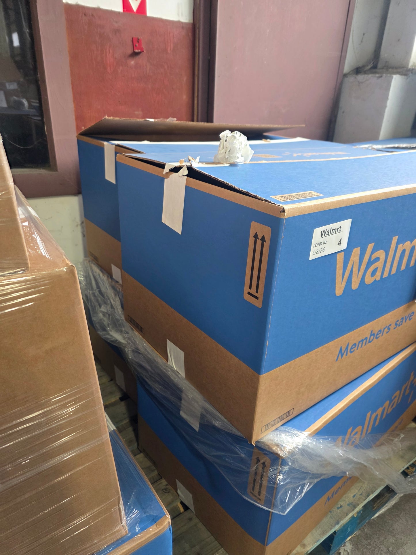 Walmart GM/Food Box Pallets