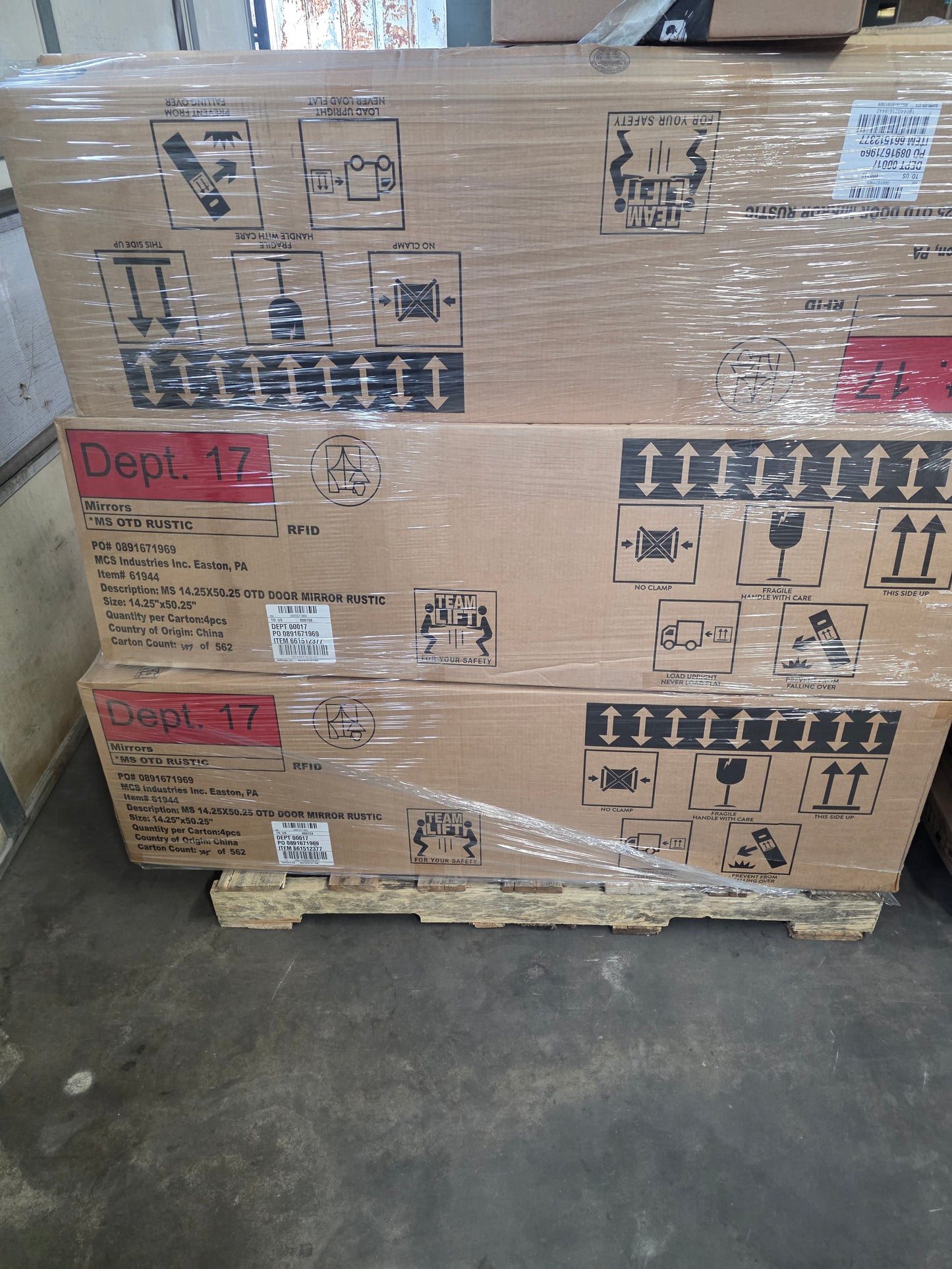 Walmart Casepack Pallets