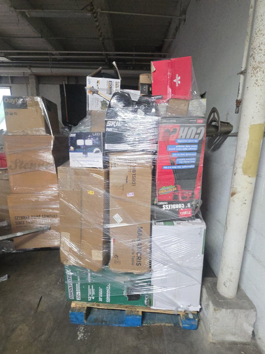 Mixed Retailer With Tools Pallets