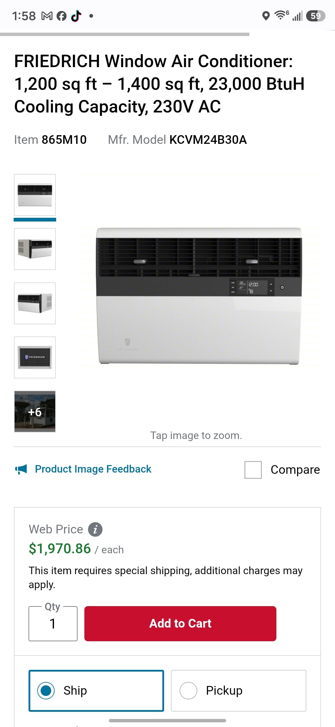 Friedrich Kuhl Series Smart Air Conditioner