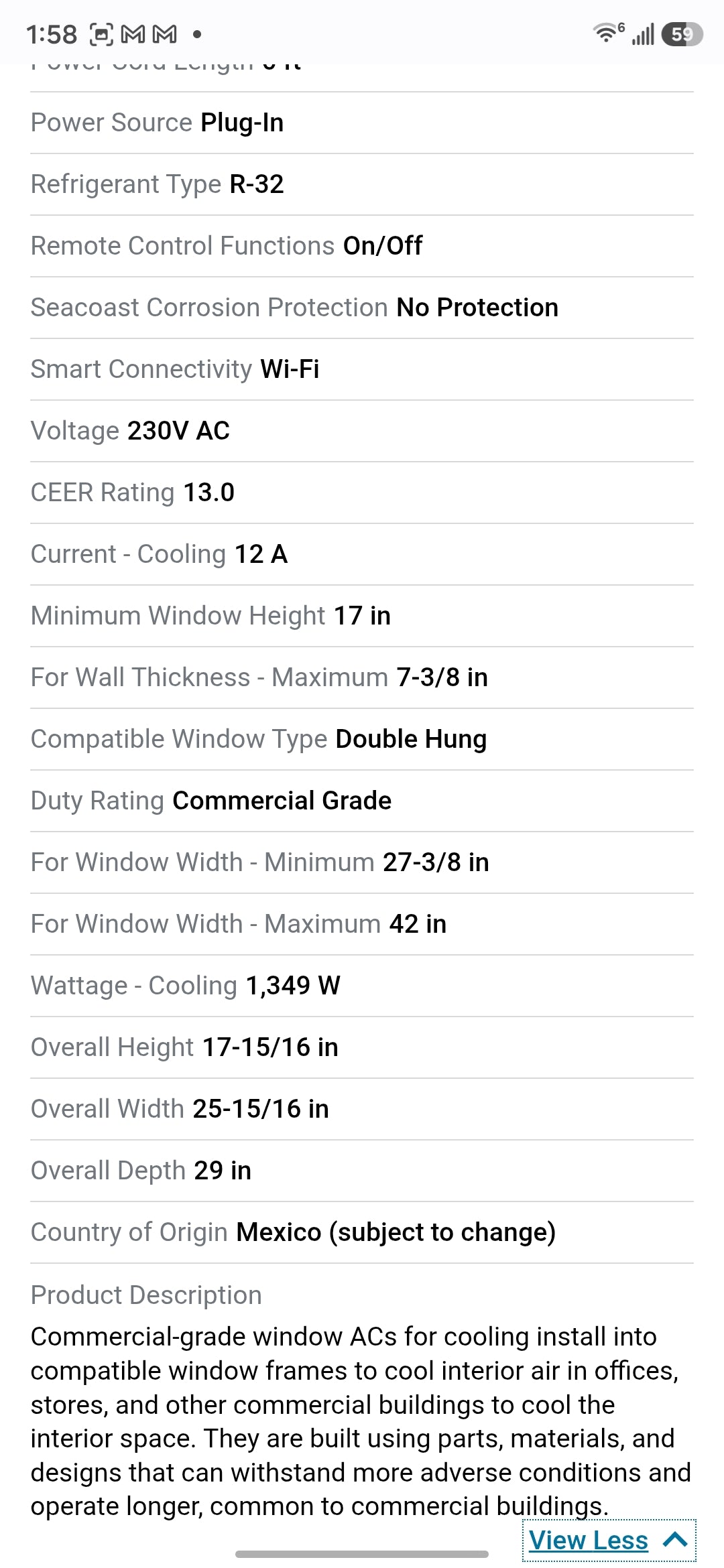 Friedrich Kuhl Series Smart Air Conditioner