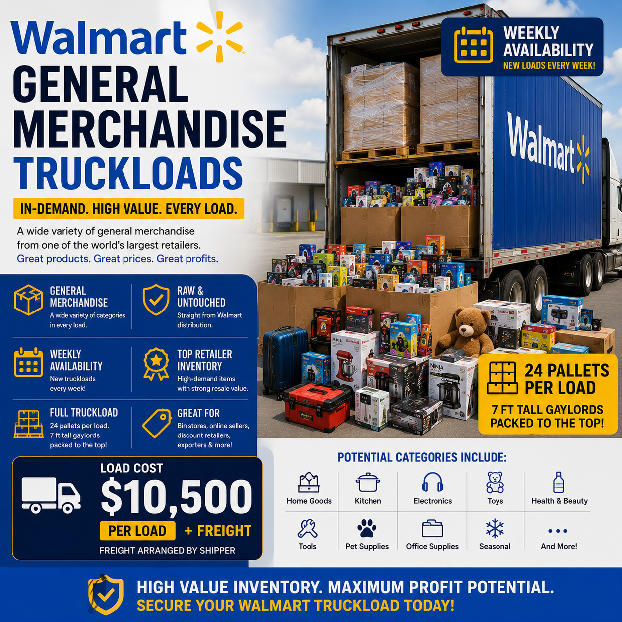 Walmart GM Truckloads