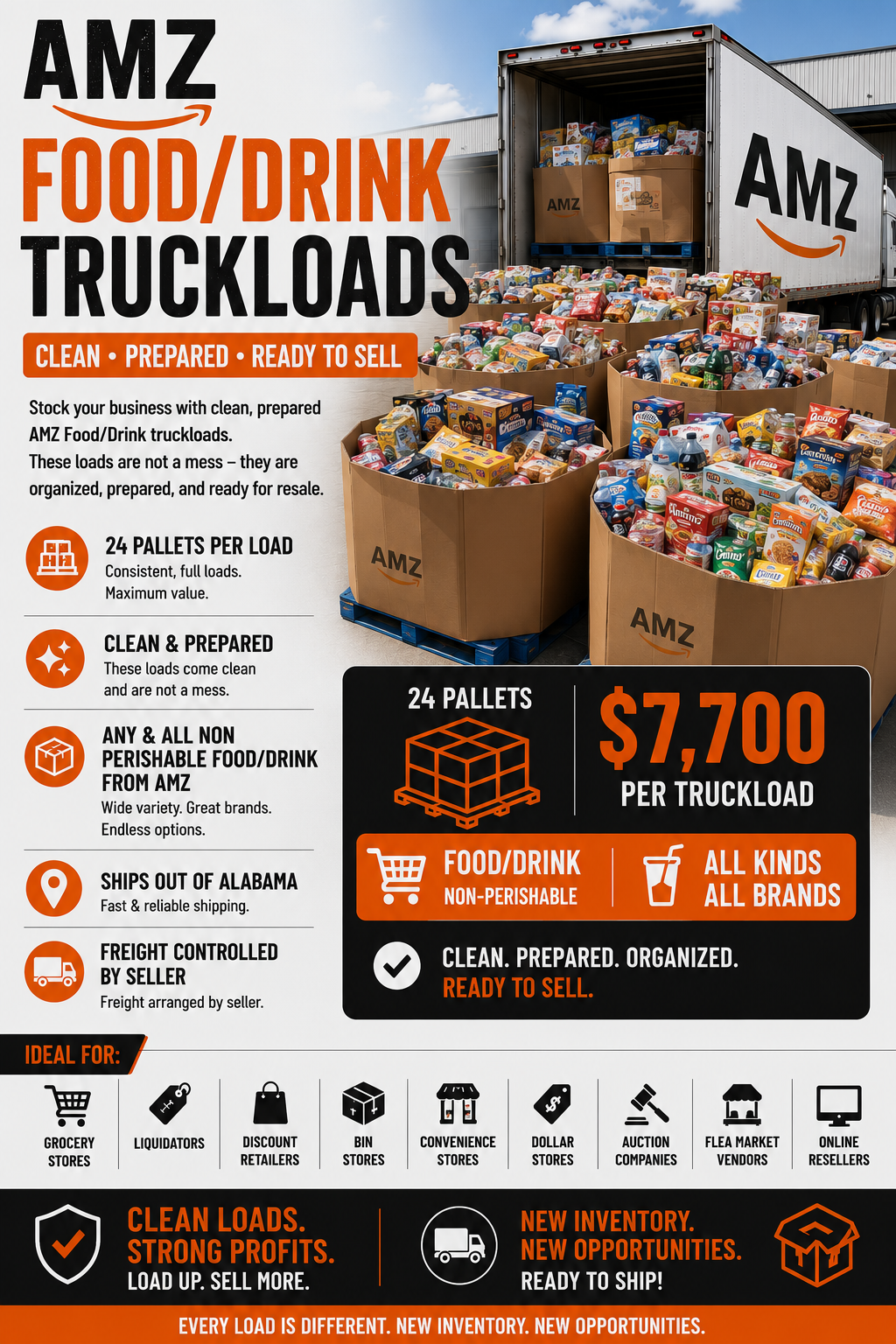 AMZ Food/Drink Truckloads