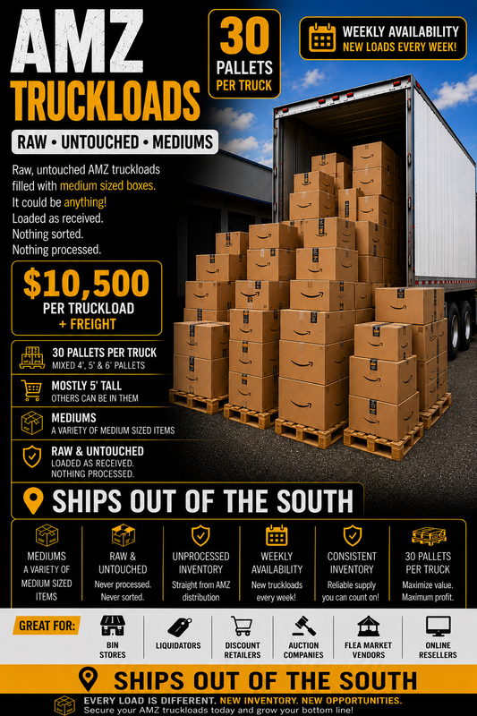 RAW AMZ 5ft tall Mediums Truckloads