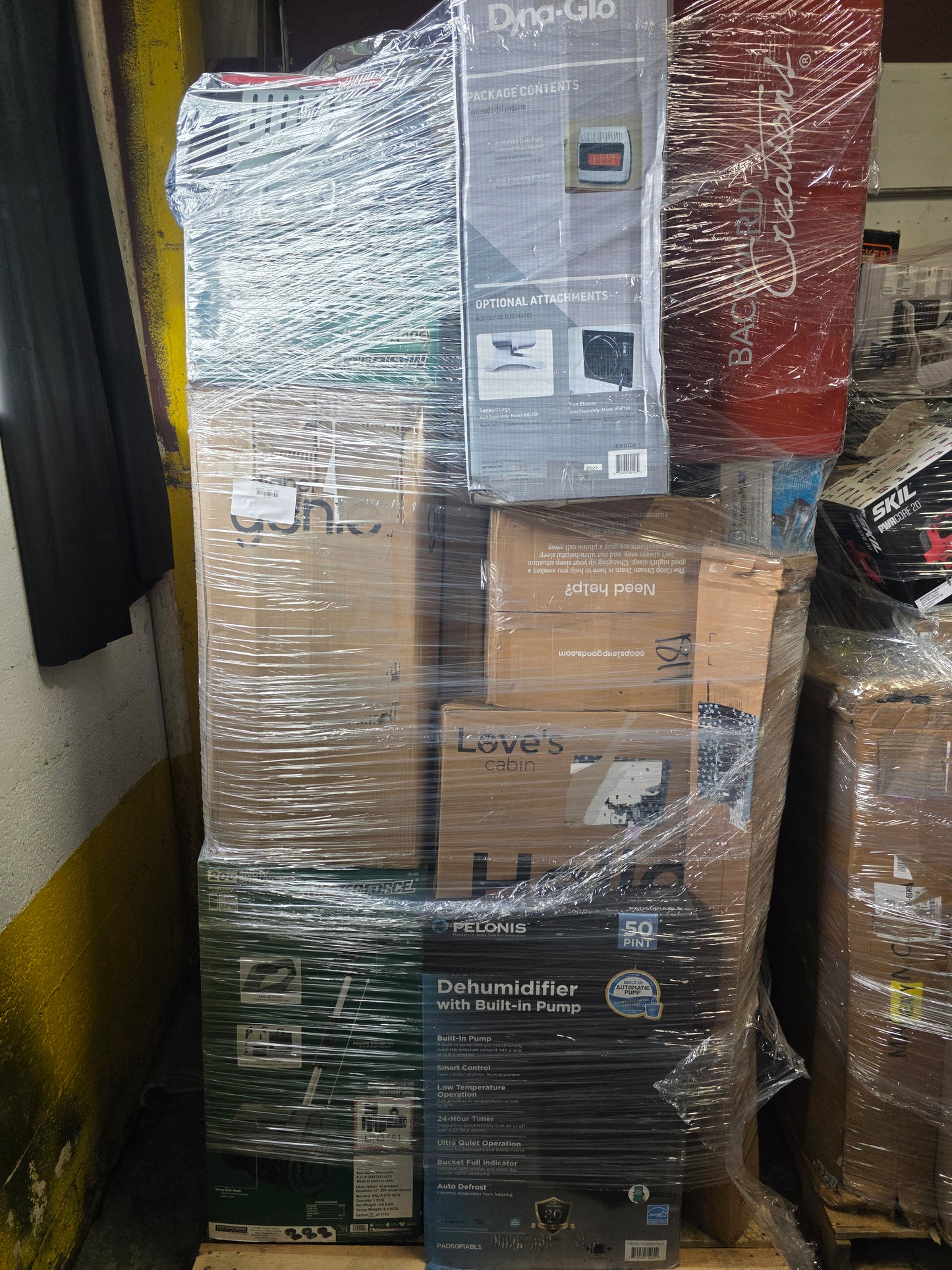 6' Tall Small Appliance Tool Home Goods Pallets