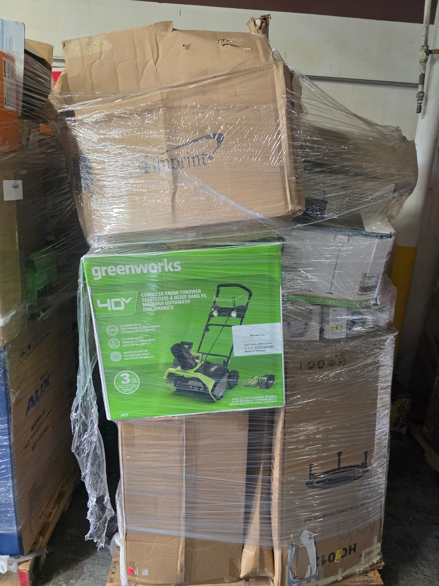 6' Tall Small Appliance Tool Home Goods Pallets