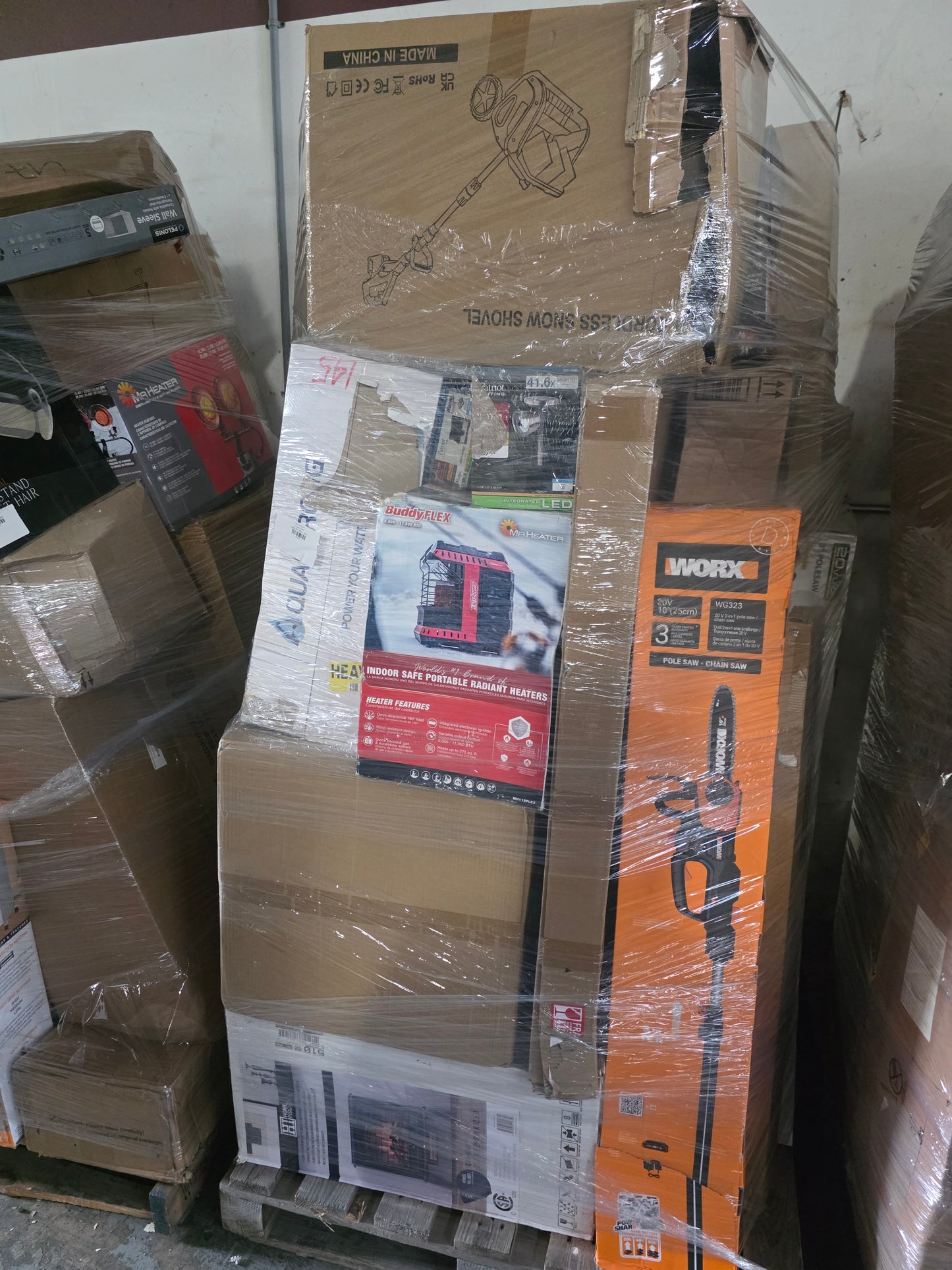 6' Tall Small Appliance Tool Home Goods Pallets