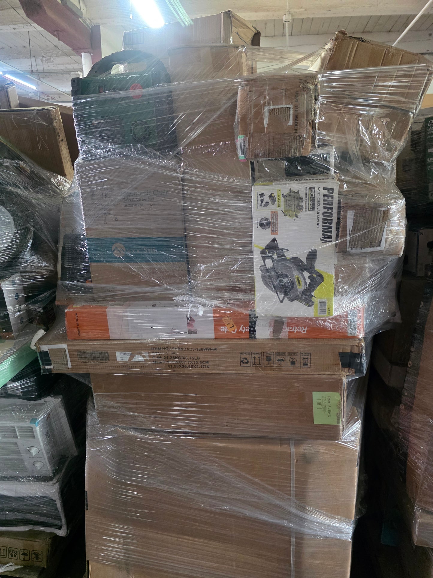 6' Tall Small Appliance Tool Home Goods Pallets