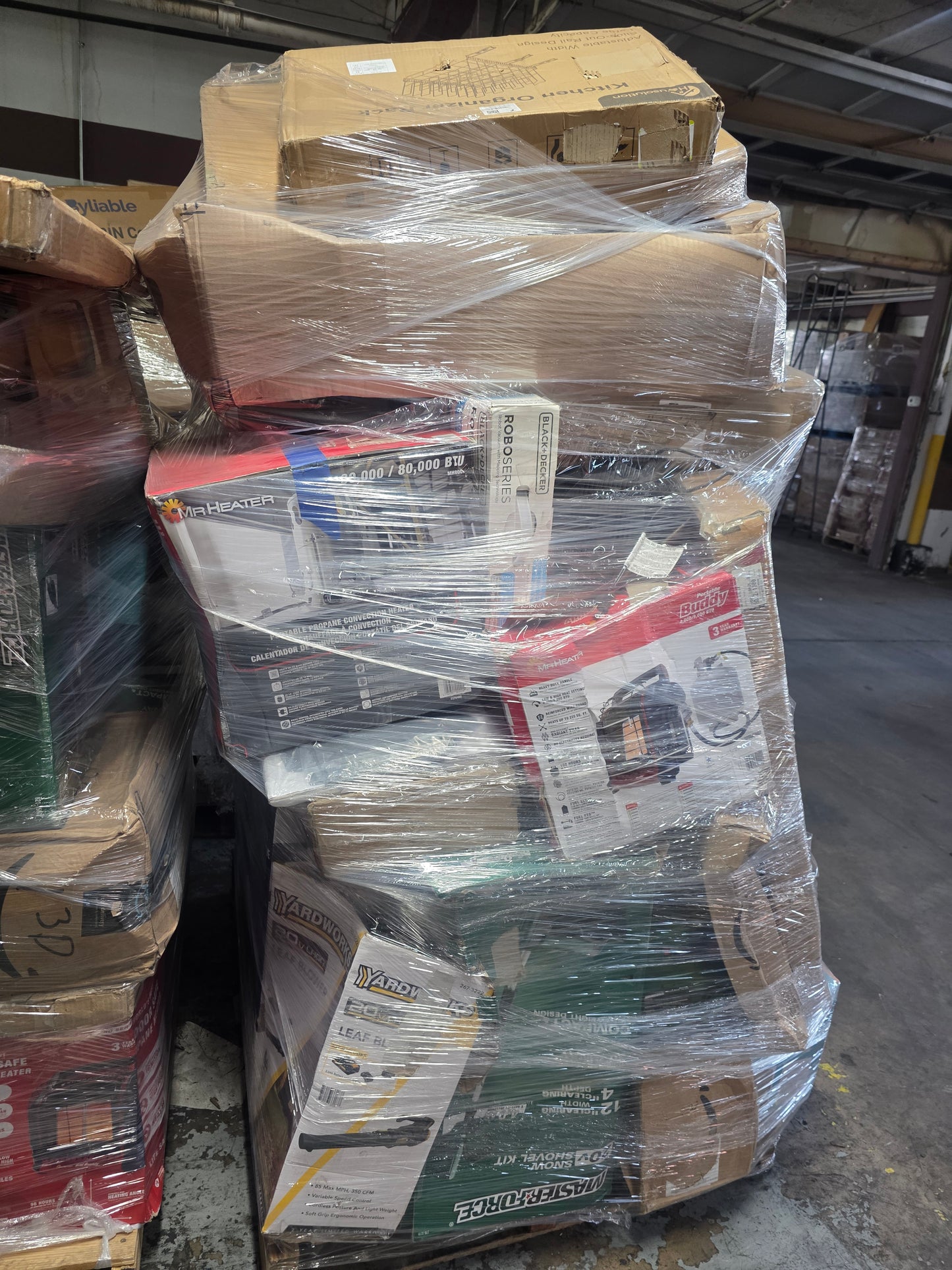 6' Tall Small Appliance Tool Home Goods Pallets