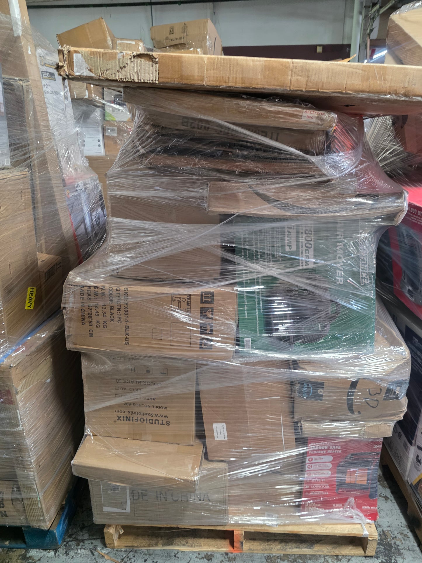 6' Tall Small Appliance Tool Home Goods Pallets