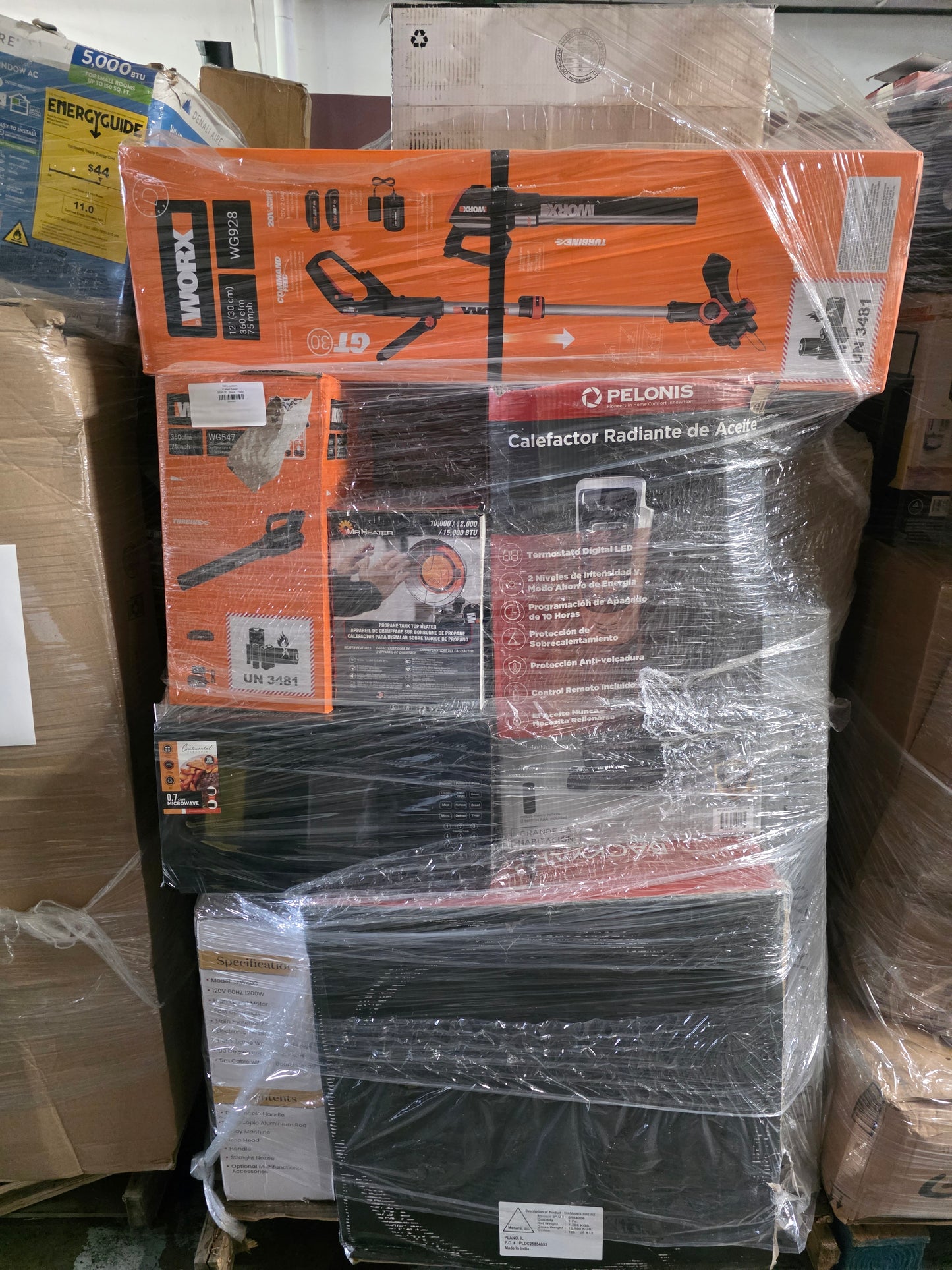 6' Tall Small Appliance Tool Home Goods Pallets