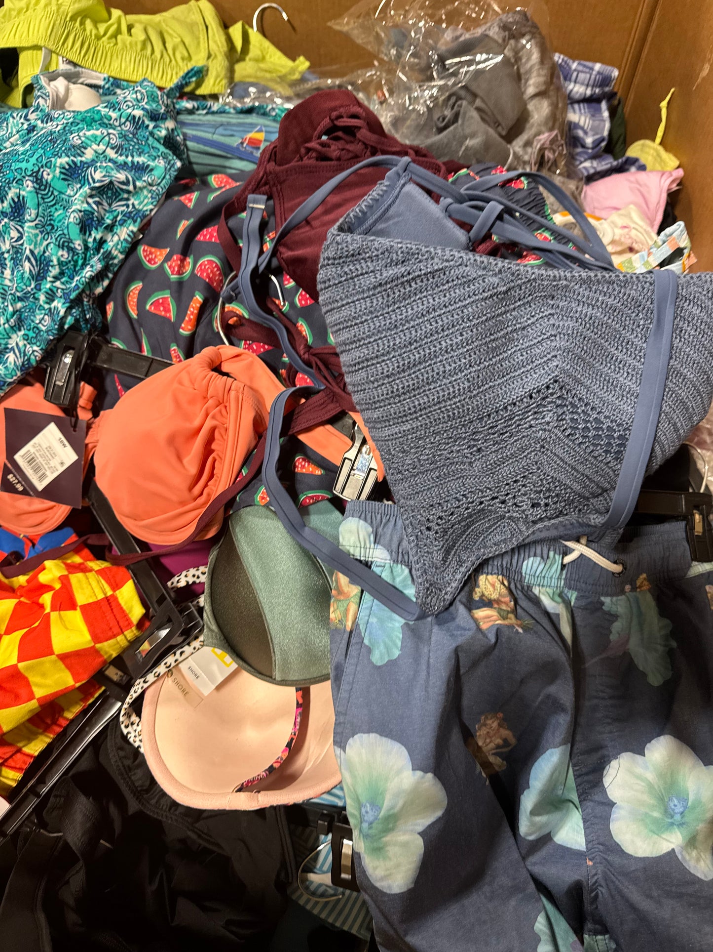 1,000 Piece Nordstrom Macys Target Assorted Swimwear Pallet