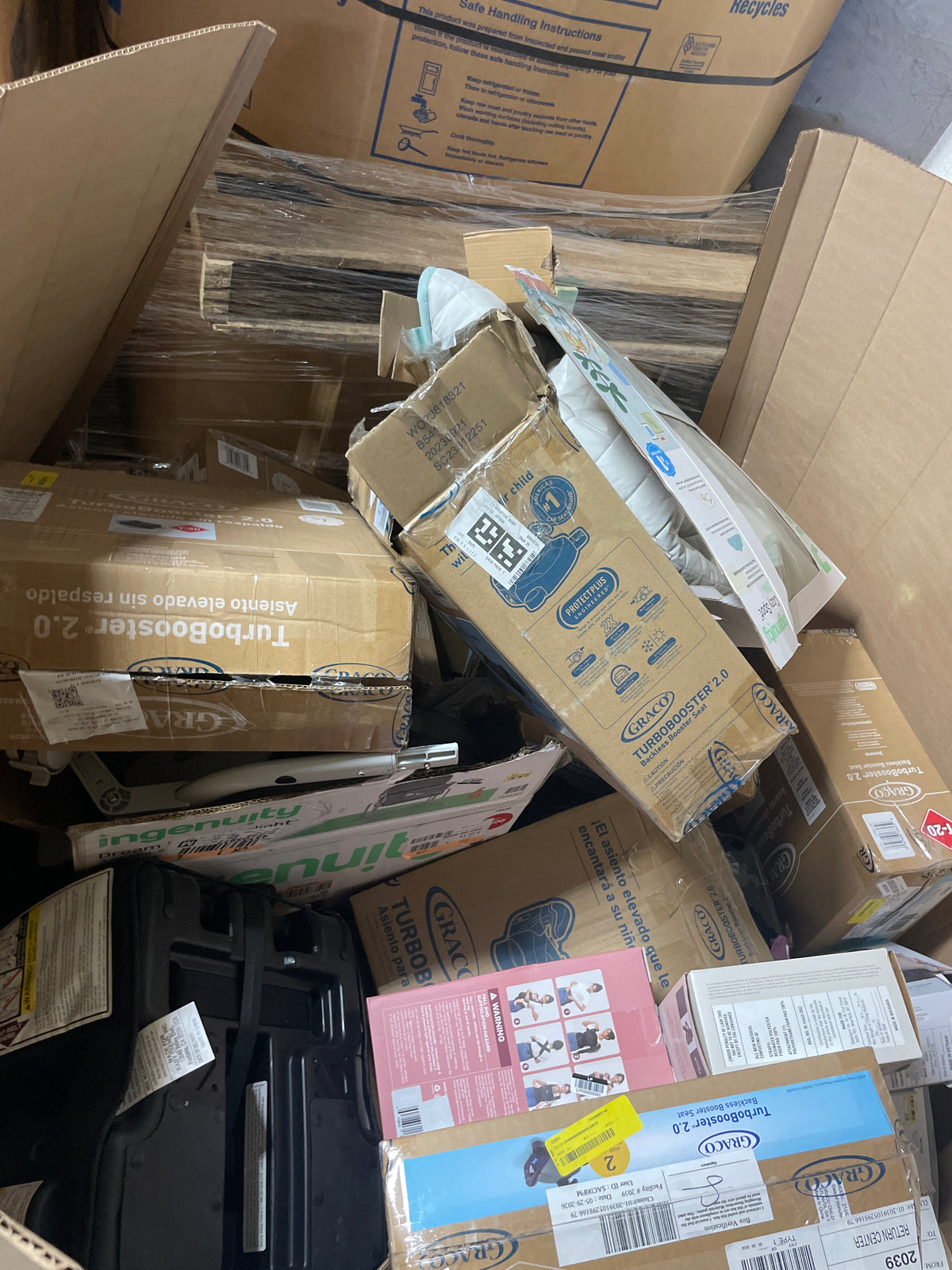 Large Baby Item Pallets
