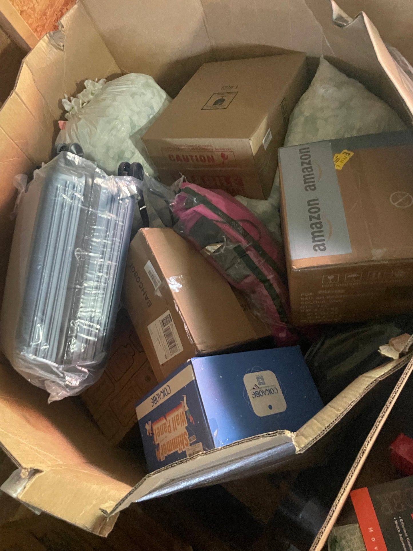 AMZ LPN GM SHOE BOX SIZE ITEMS PALLETS