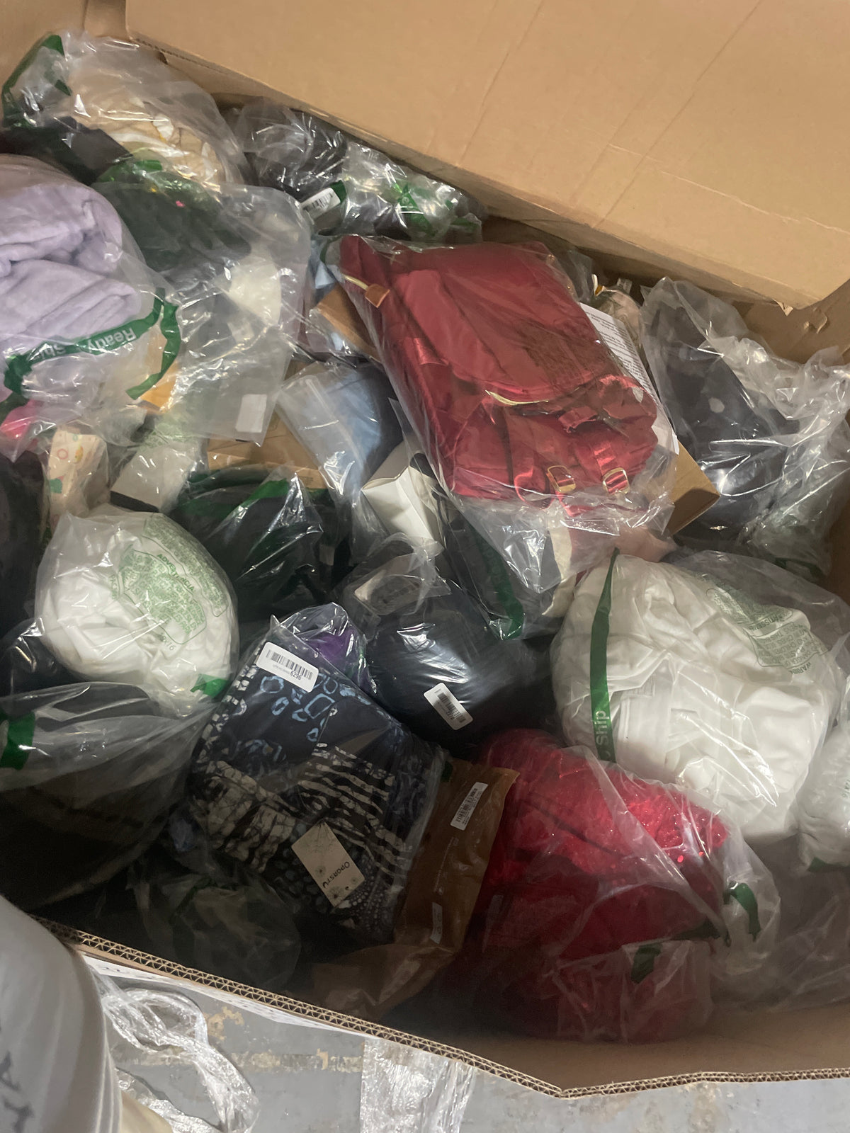 Raw Mixed Apparel and Accessories - 525 Pieces