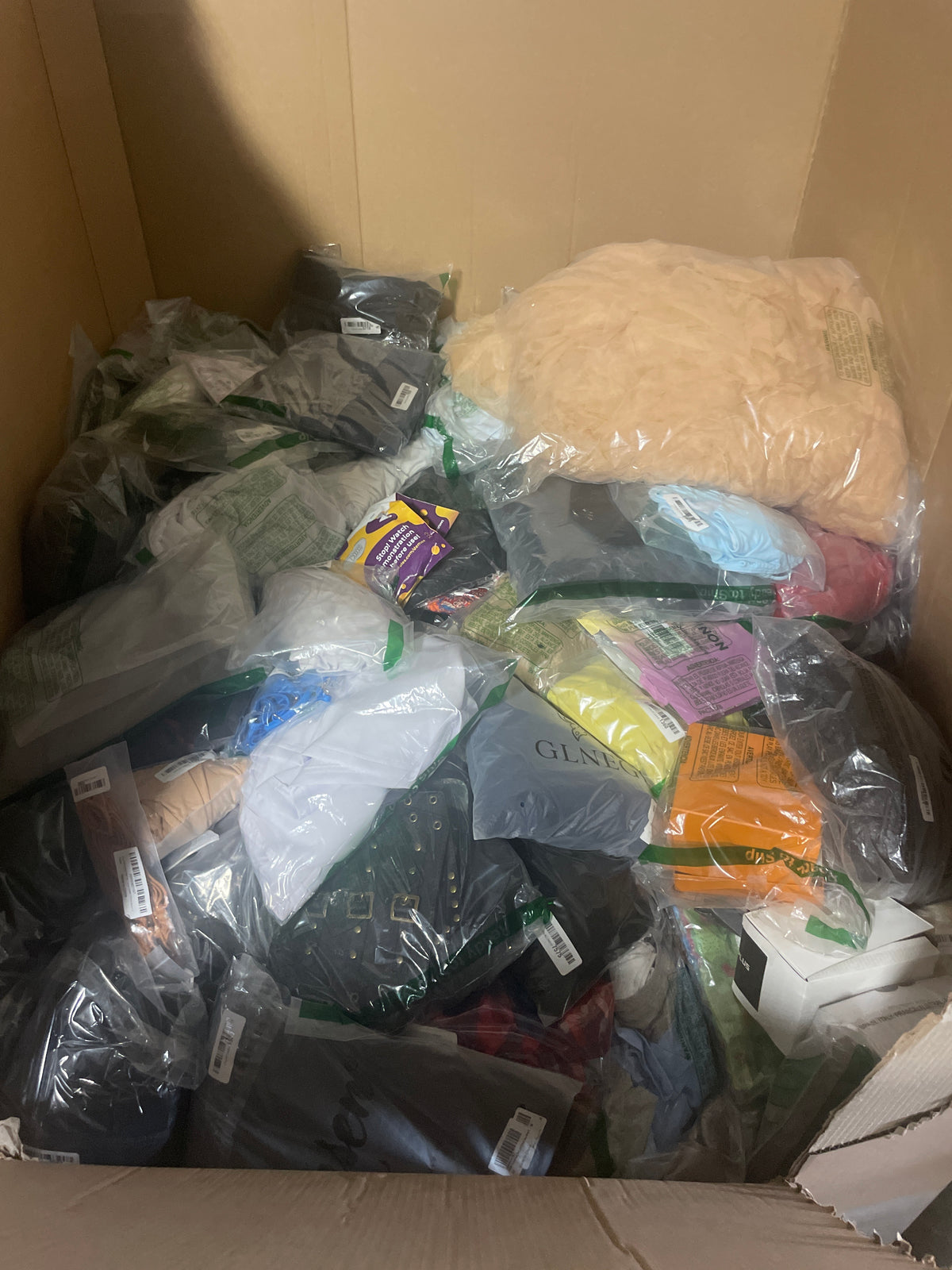 Raw Mixed Apparel and Accessories - 525 Pieces