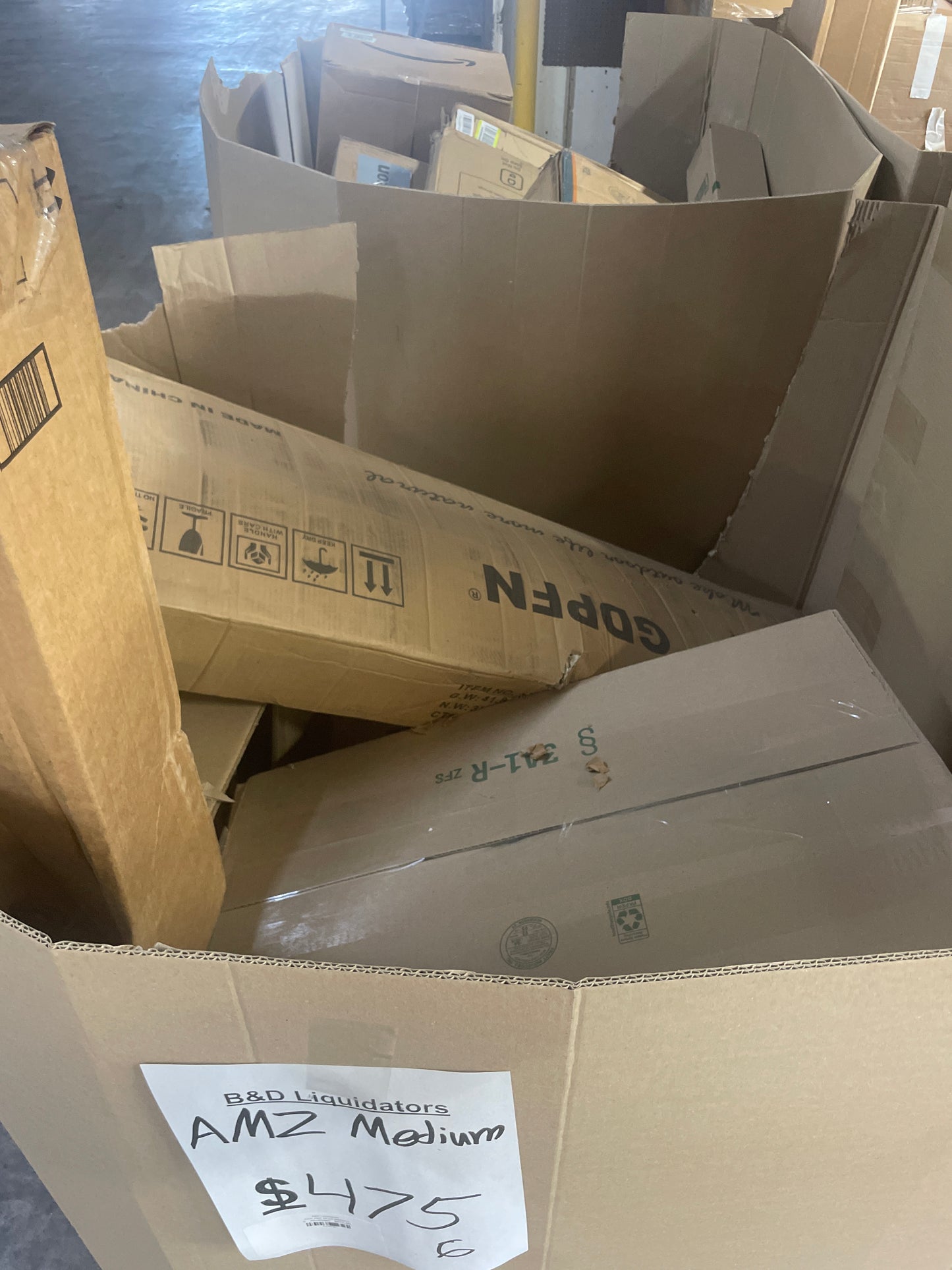 5ft Tall Medium Boxes