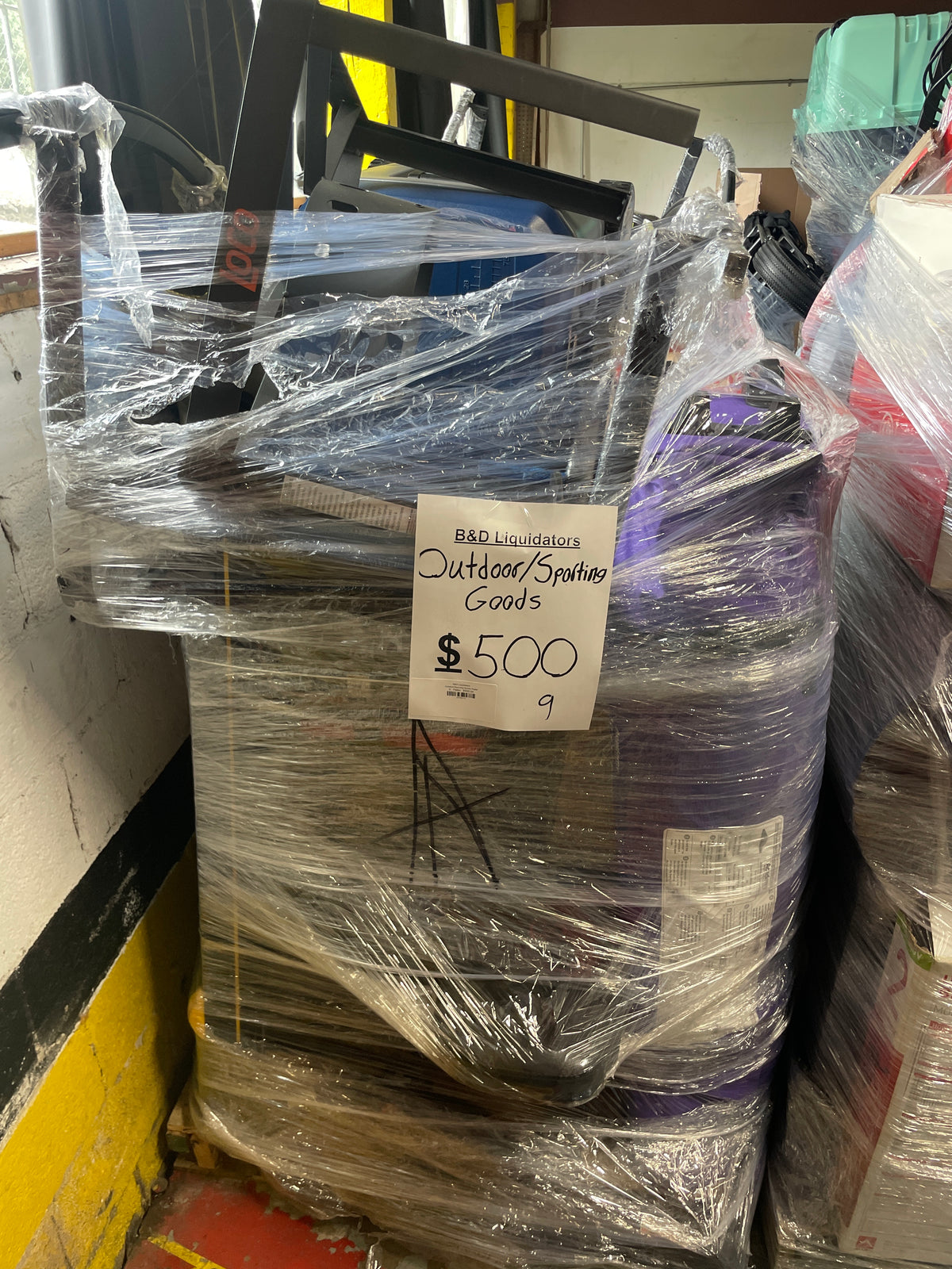 Outdoor/Sporting Goods Pallet