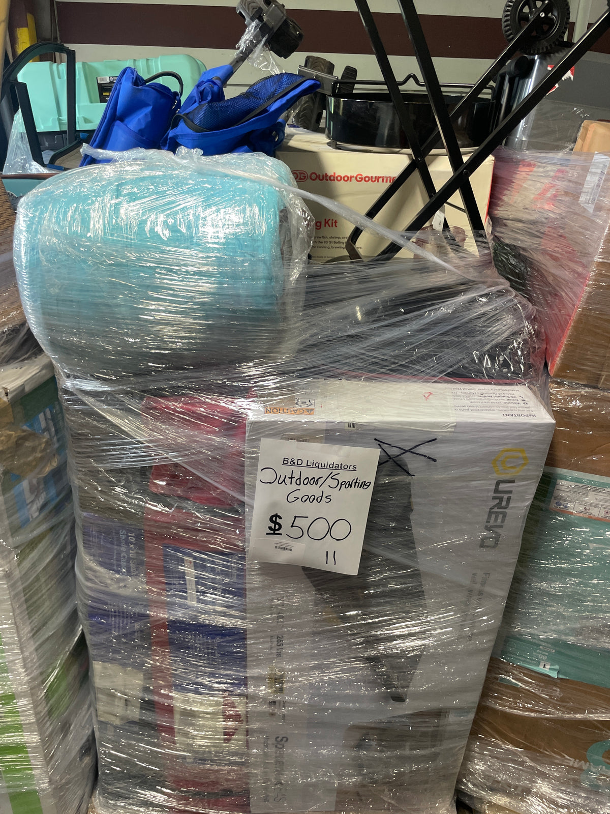 Outdoor/Sporting Goods Pallet