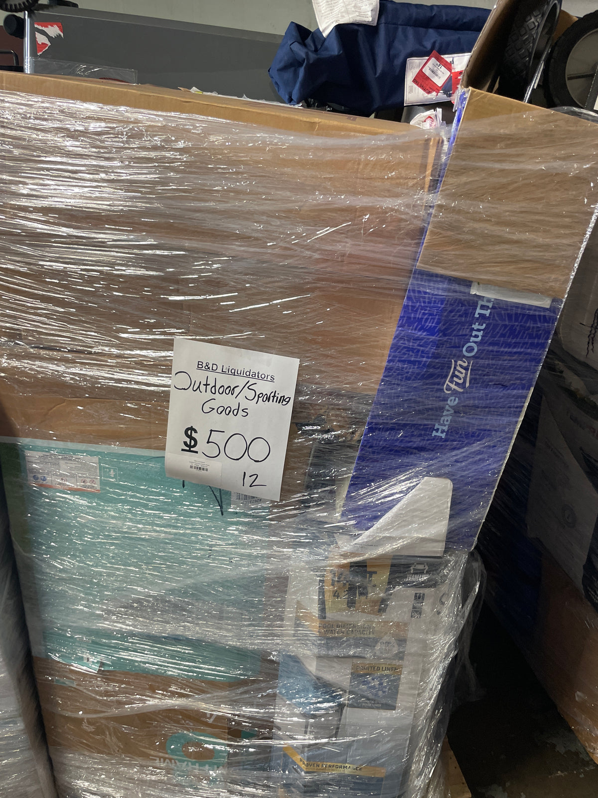 Outdoor/Sporting Goods Pallet