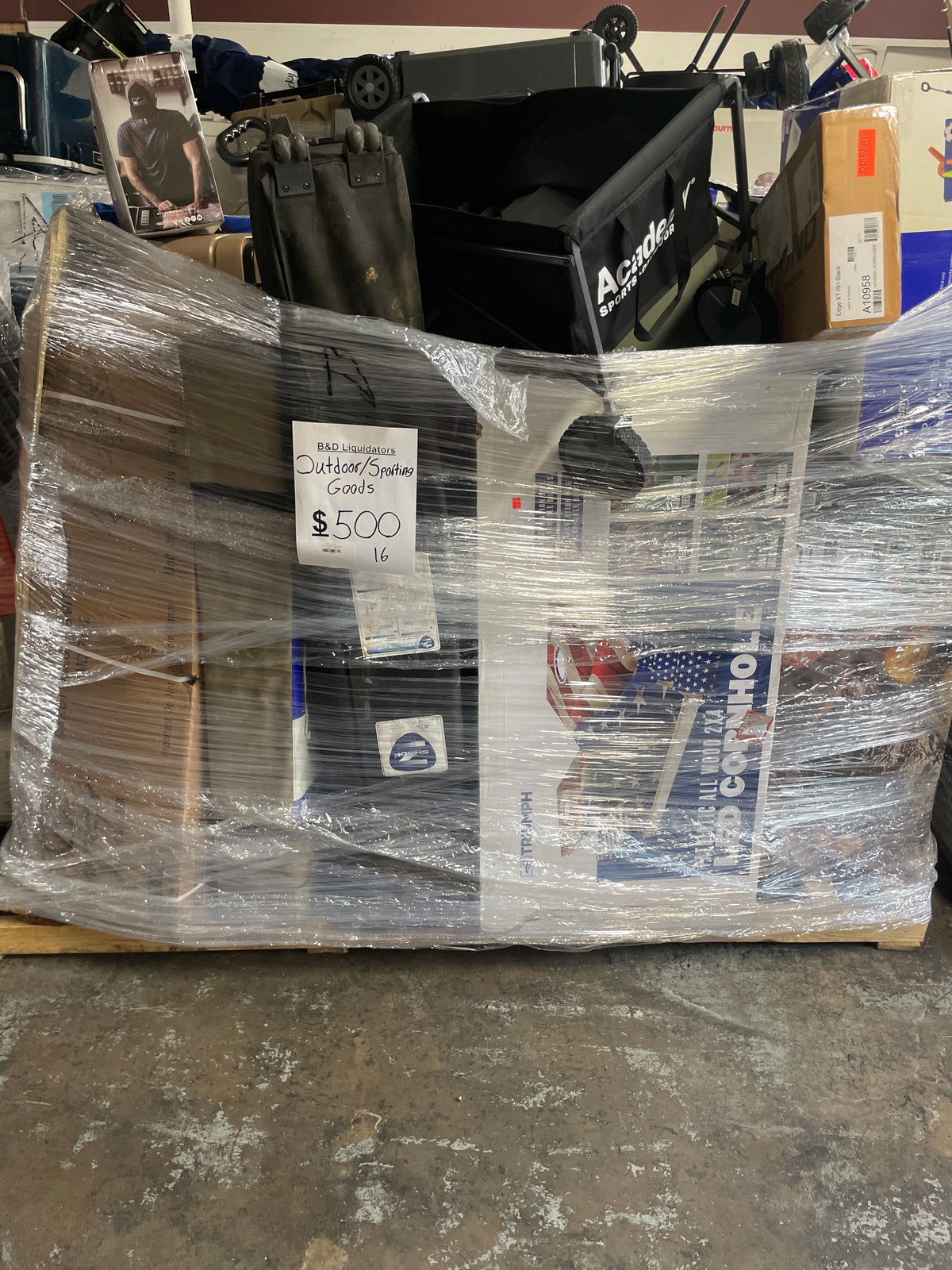Outdoor/Sporting Goods Pallet