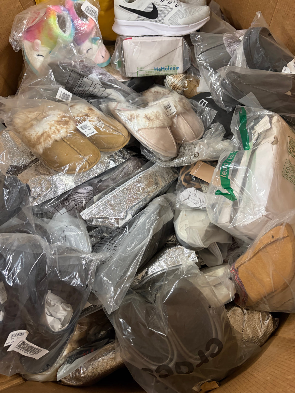 Bagged Shoe Pallets