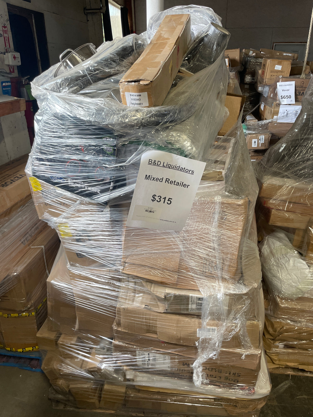 Mixed Retailer Pallets