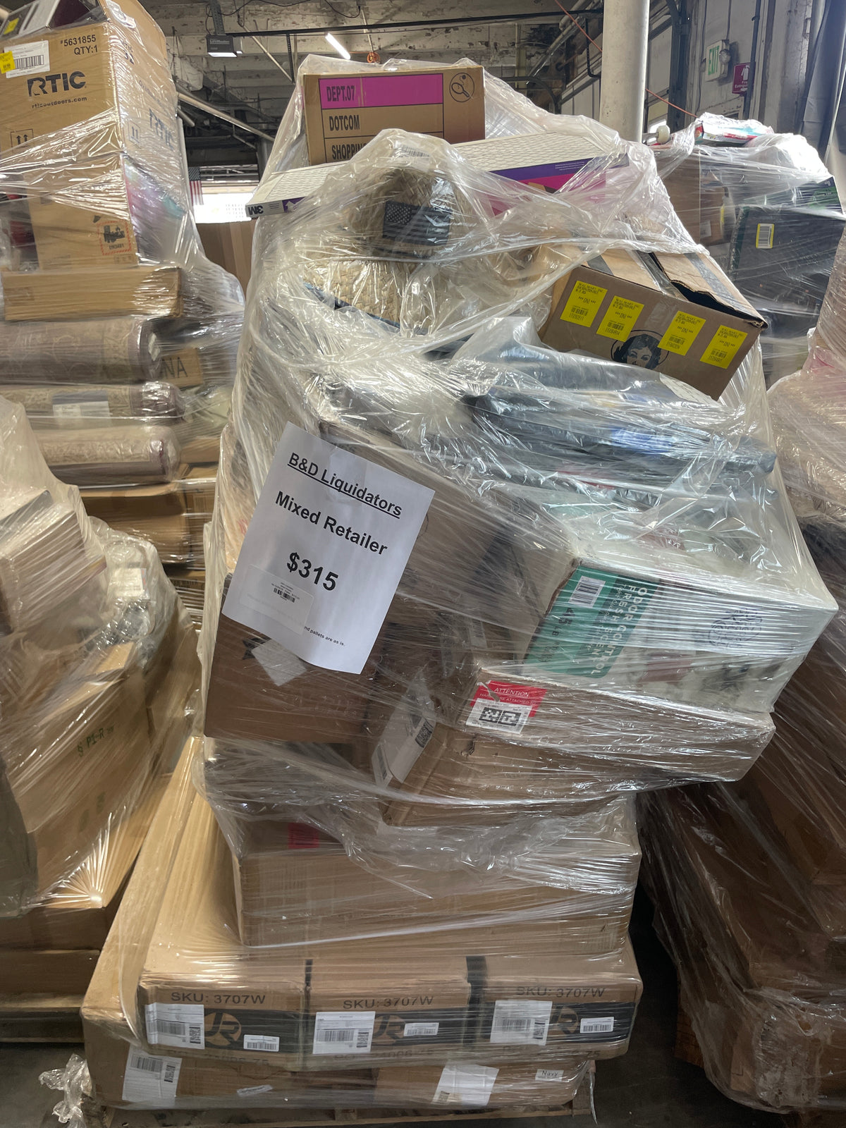 Mixed Retailer Pallets