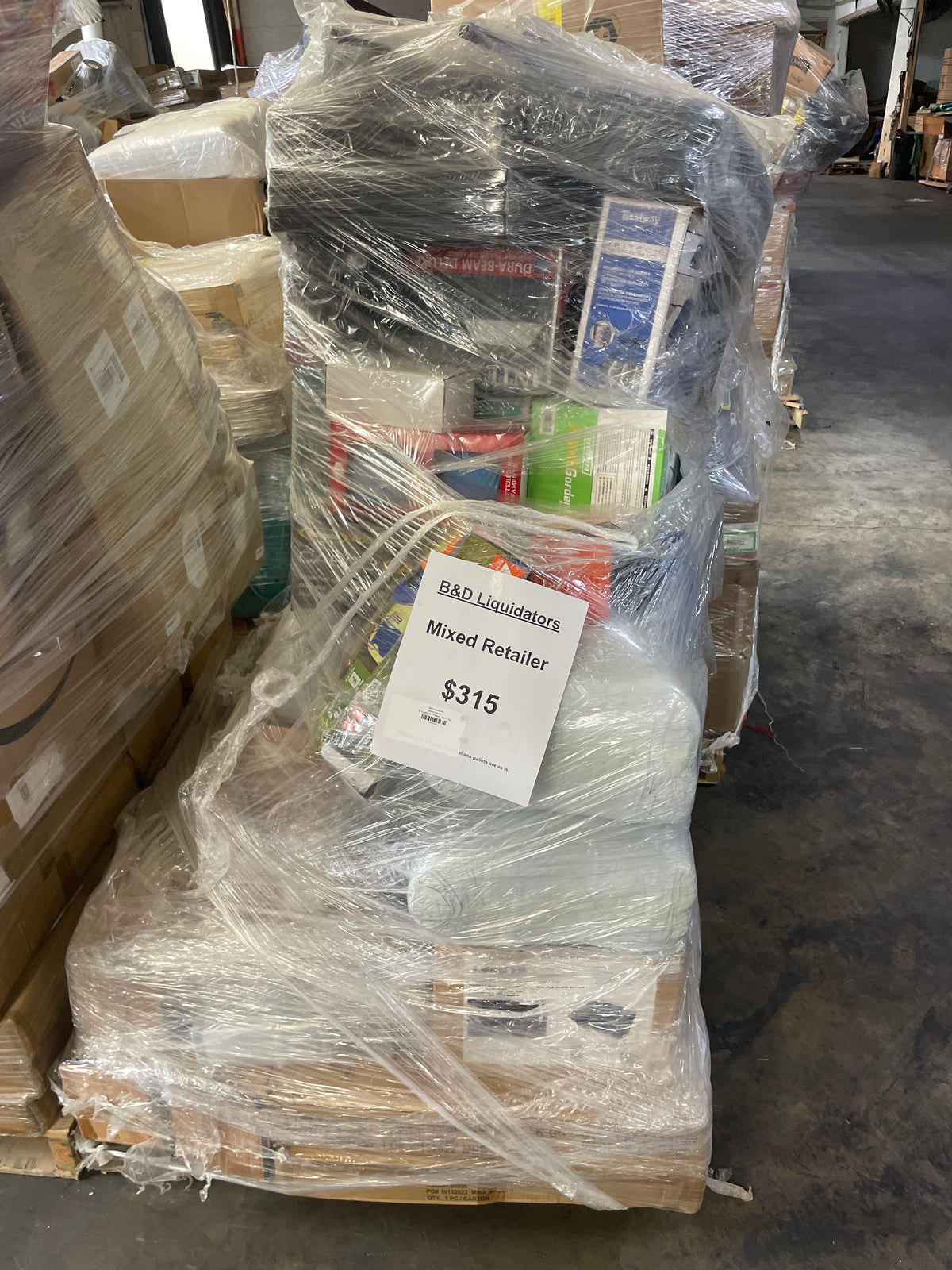 Mixed Retailer Pallets