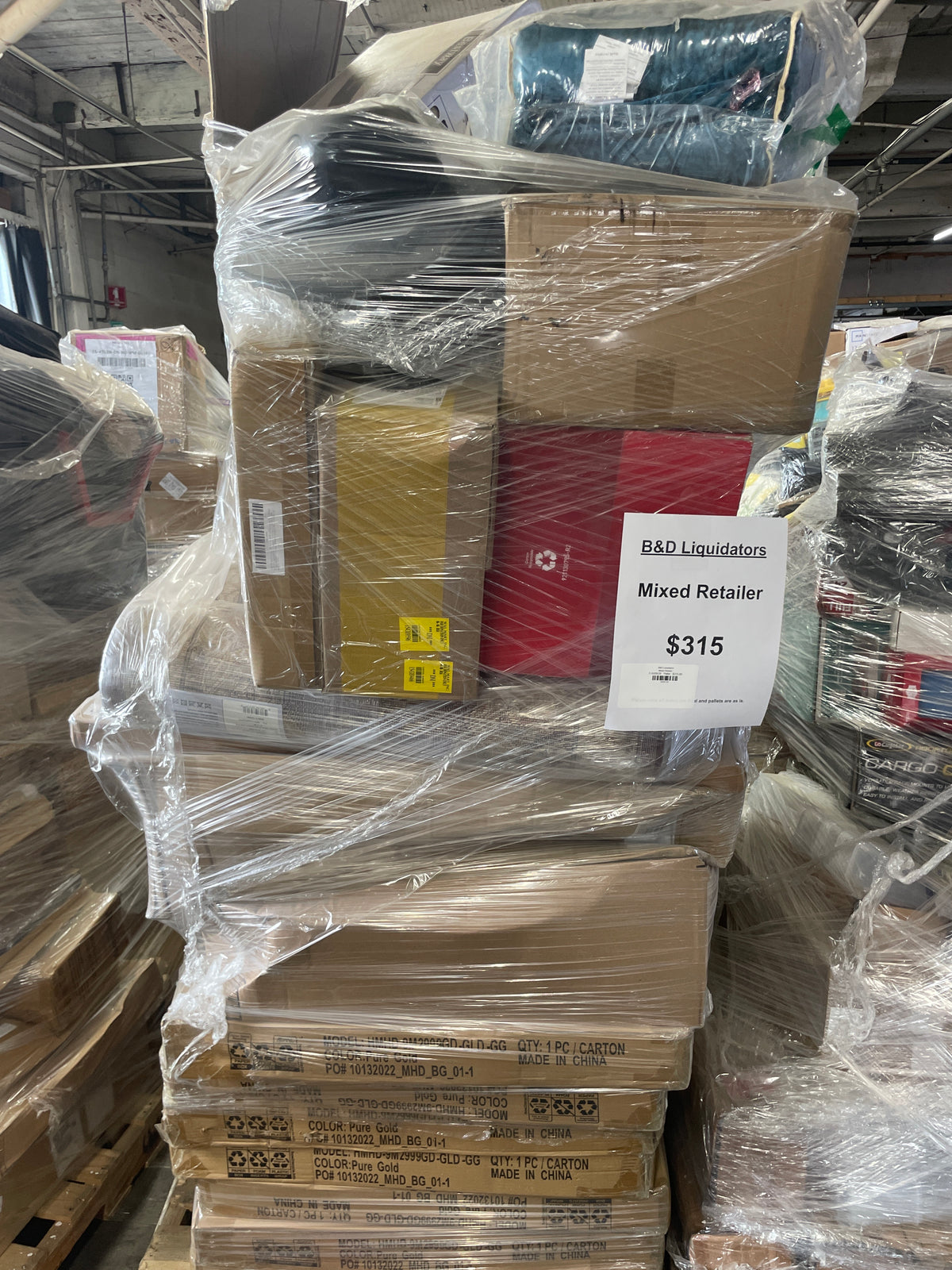Mixed Retailer Pallets
