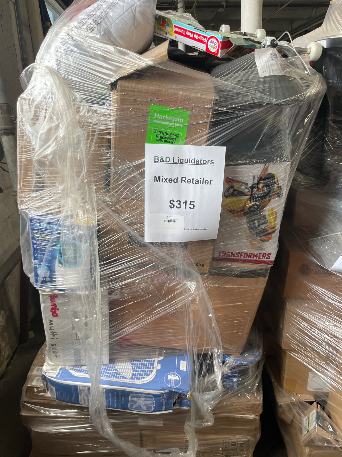 Mixed Retailer Pallets