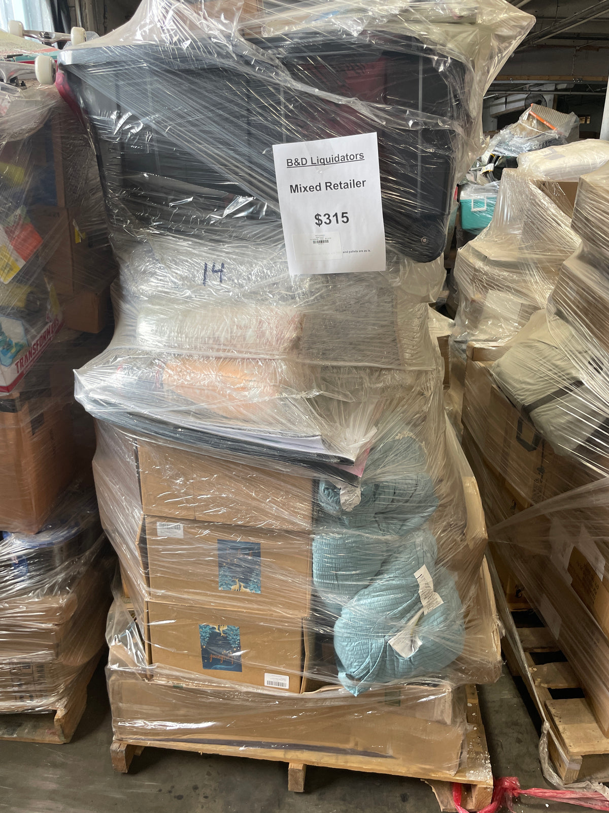 Mixed Retailer Pallets