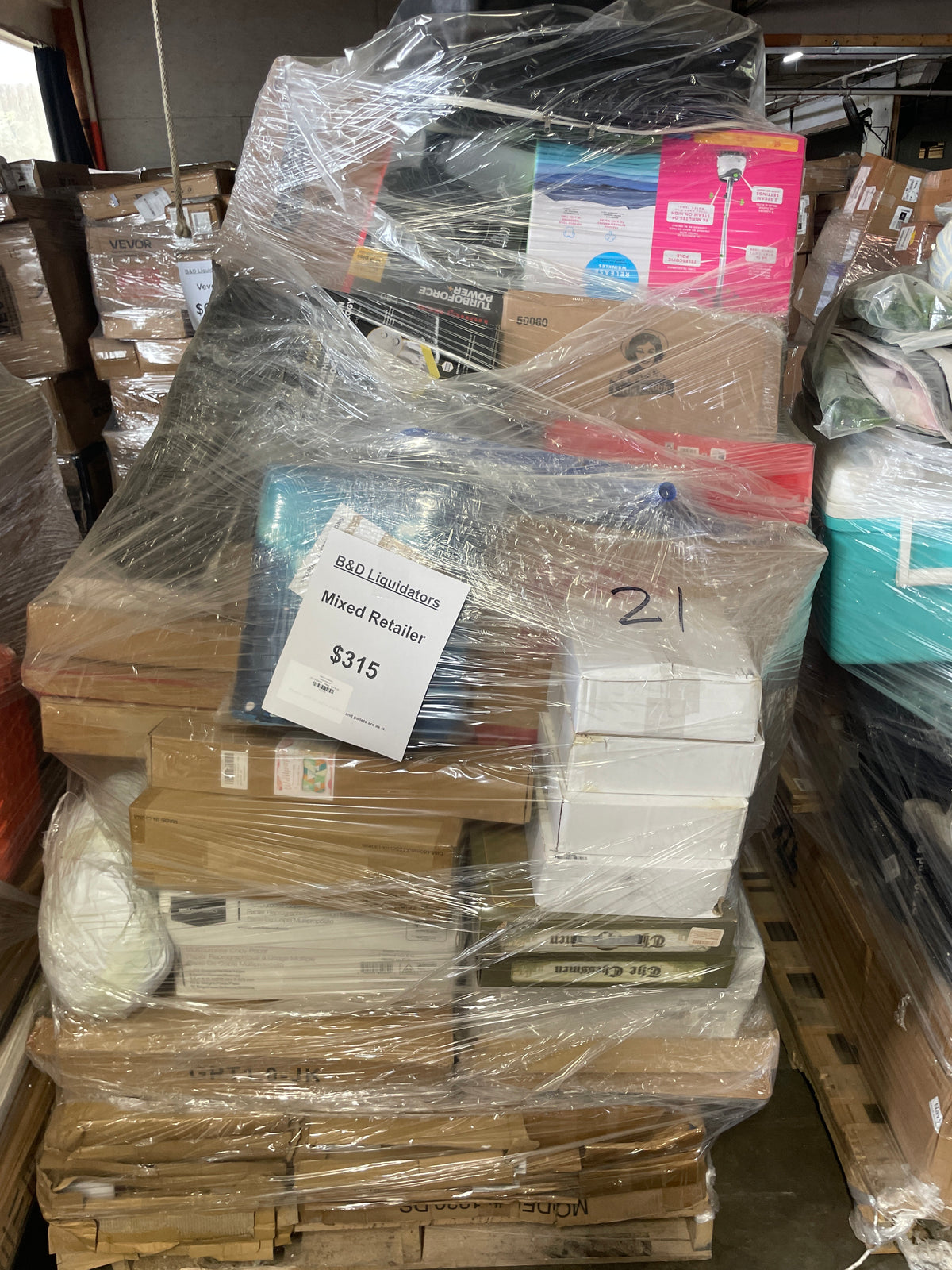 Mixed Retailer Pallets