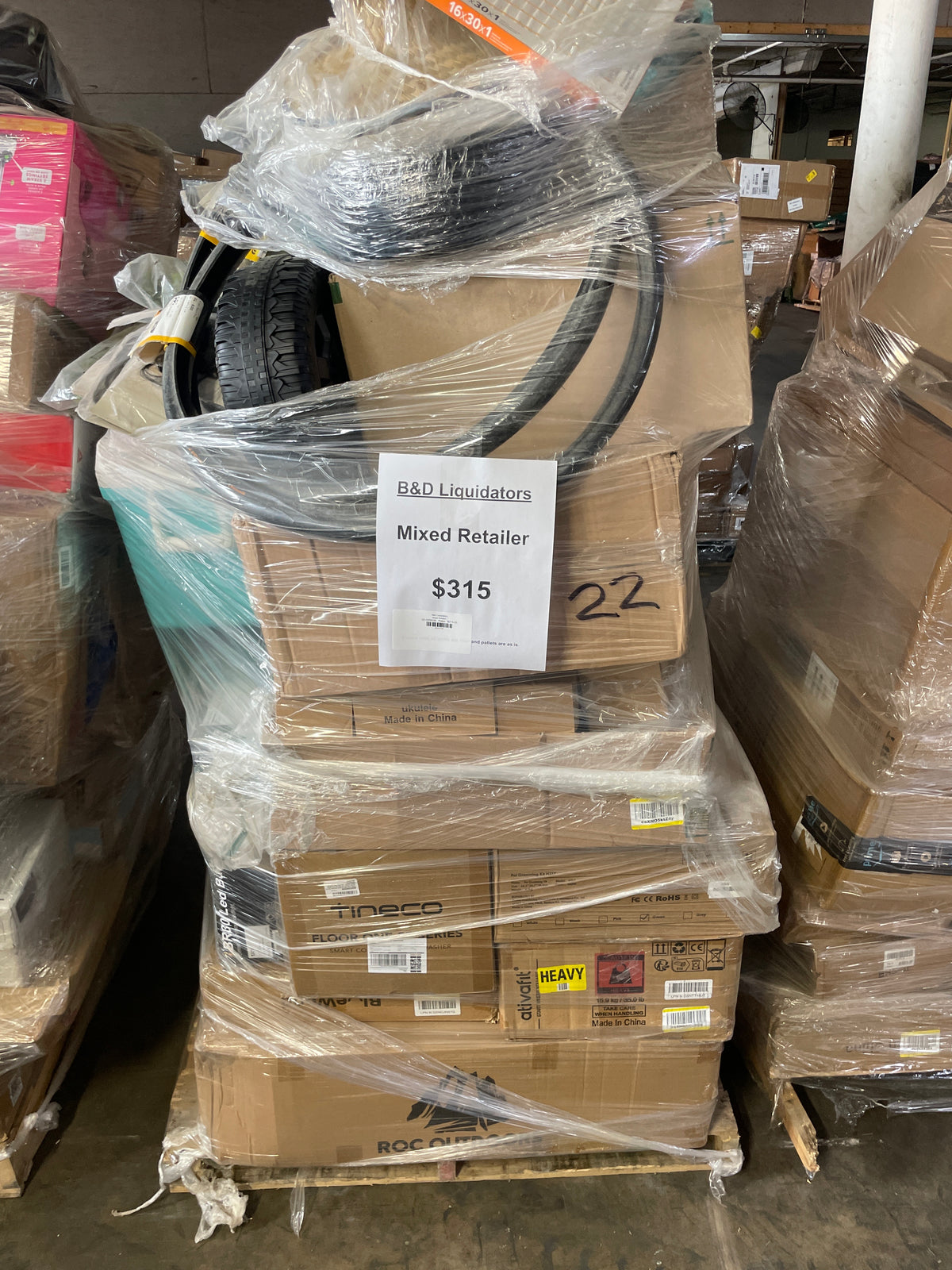 Mixed Retailer Pallets