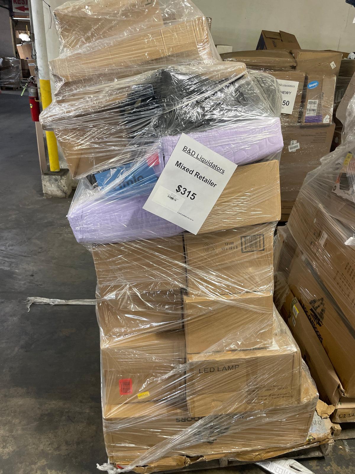 Mixed Retailer Pallets
