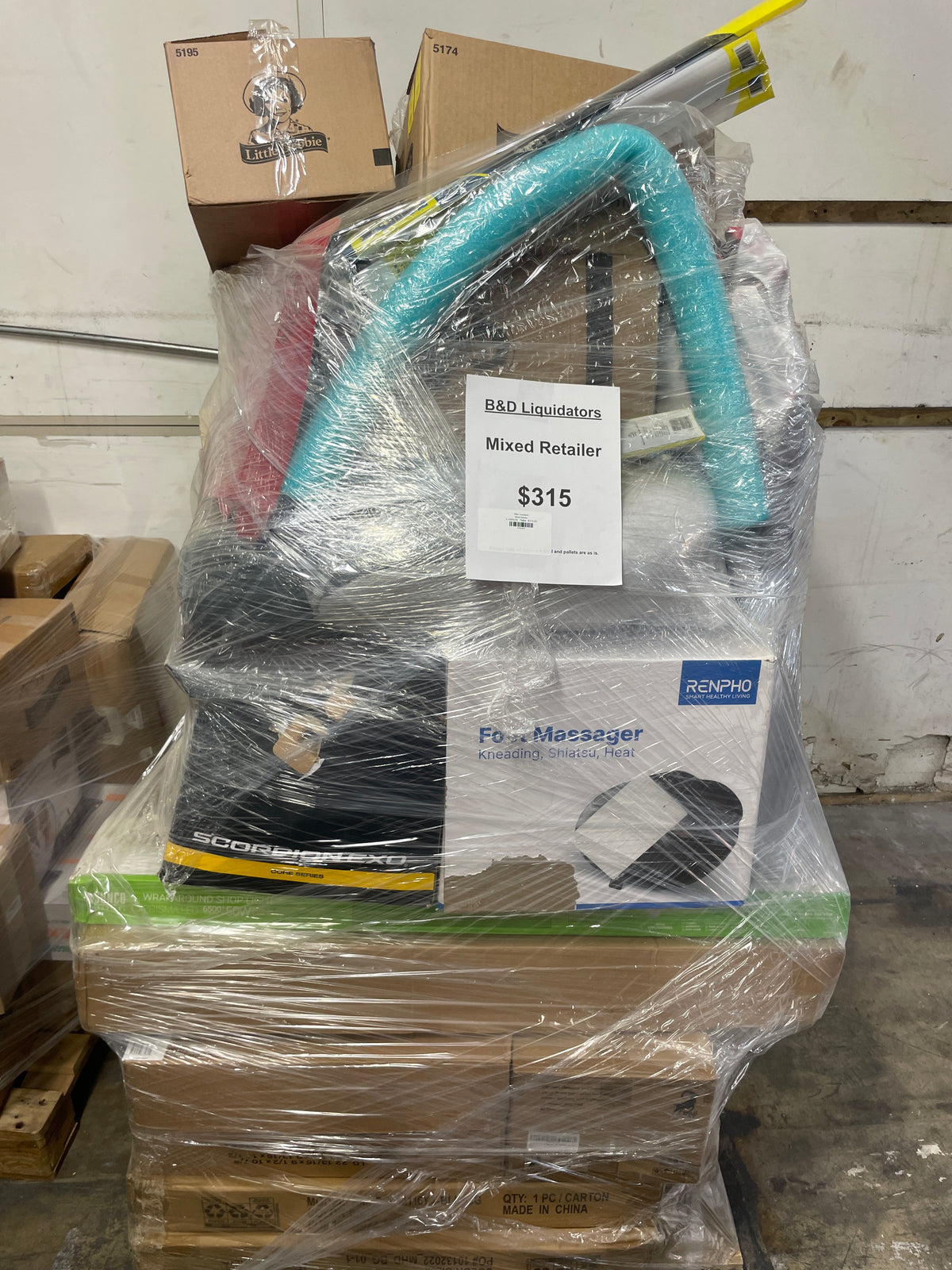 Mixed Retailer Pallets