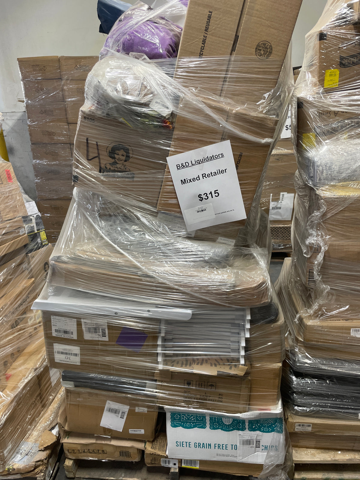 Mixed Retailer Pallets