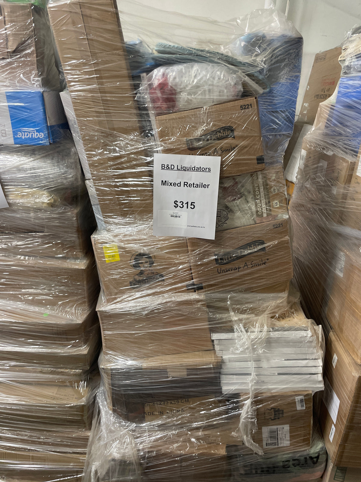 Mixed Retailer Pallets