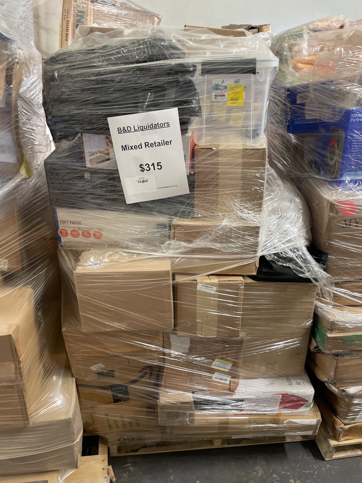 Mixed Retailer Pallets