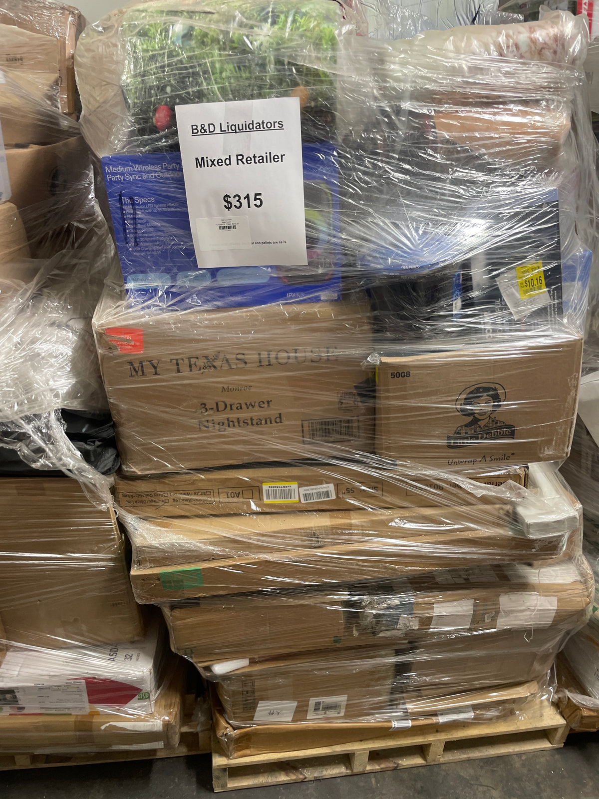 Mixed Retailer Pallets