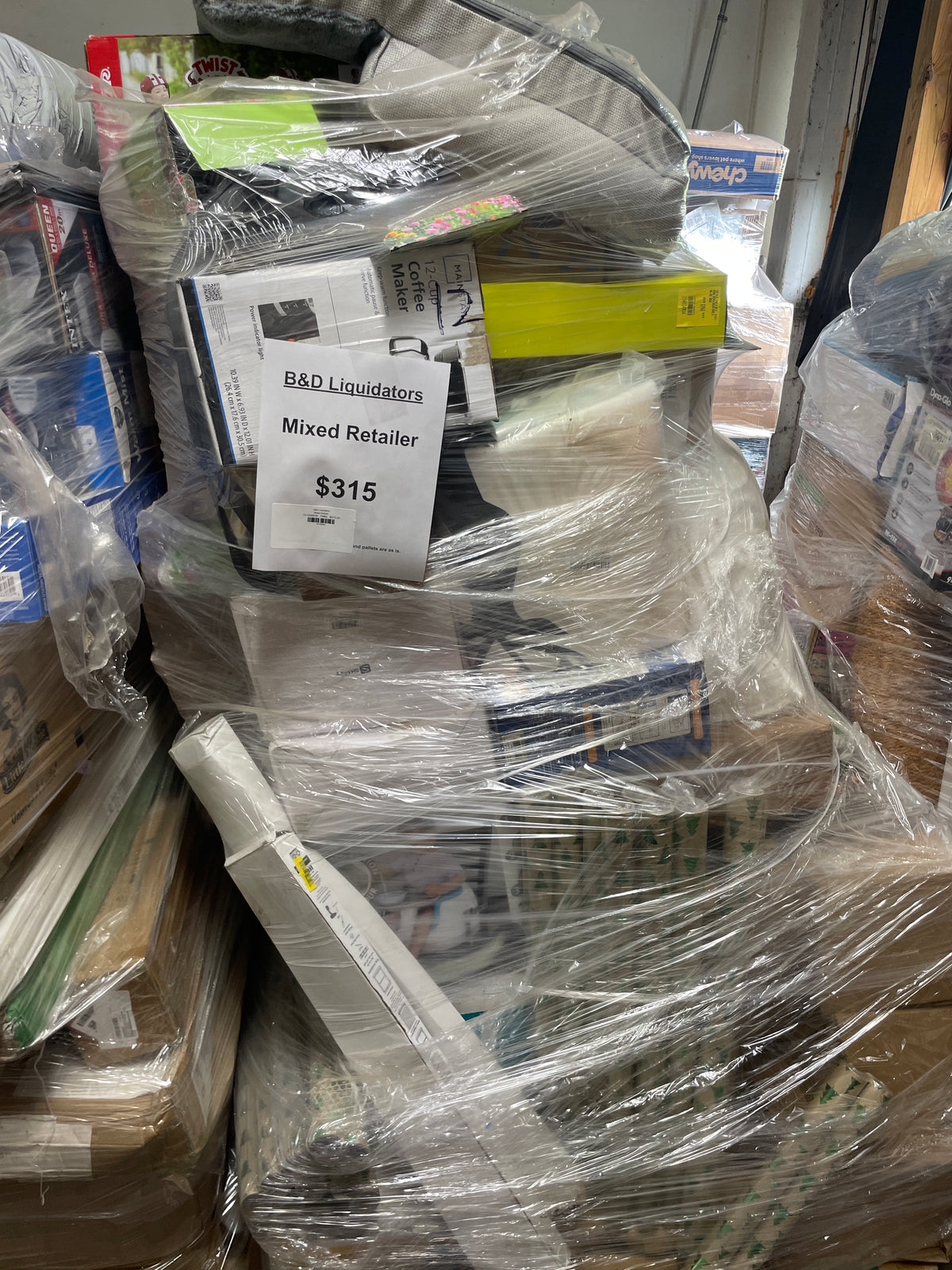 Mixed Retailer Pallets
