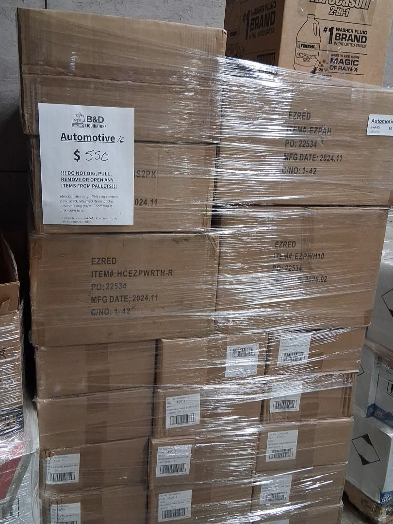 Automotive Retail Store GM Pallet