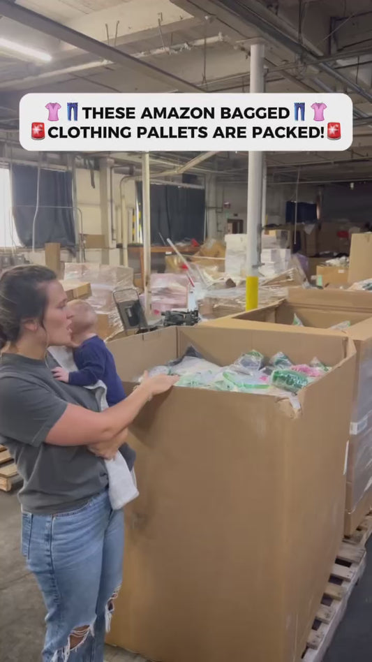 Amazon LPN Bagged Clothing Pallet 750 Pieces