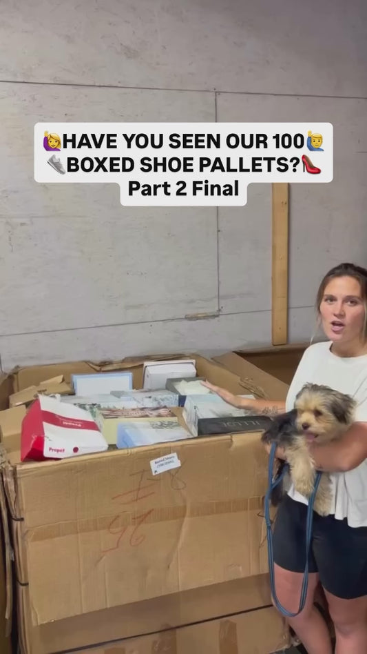 Amazon Boxed Shoes Pallet 100 Pairs